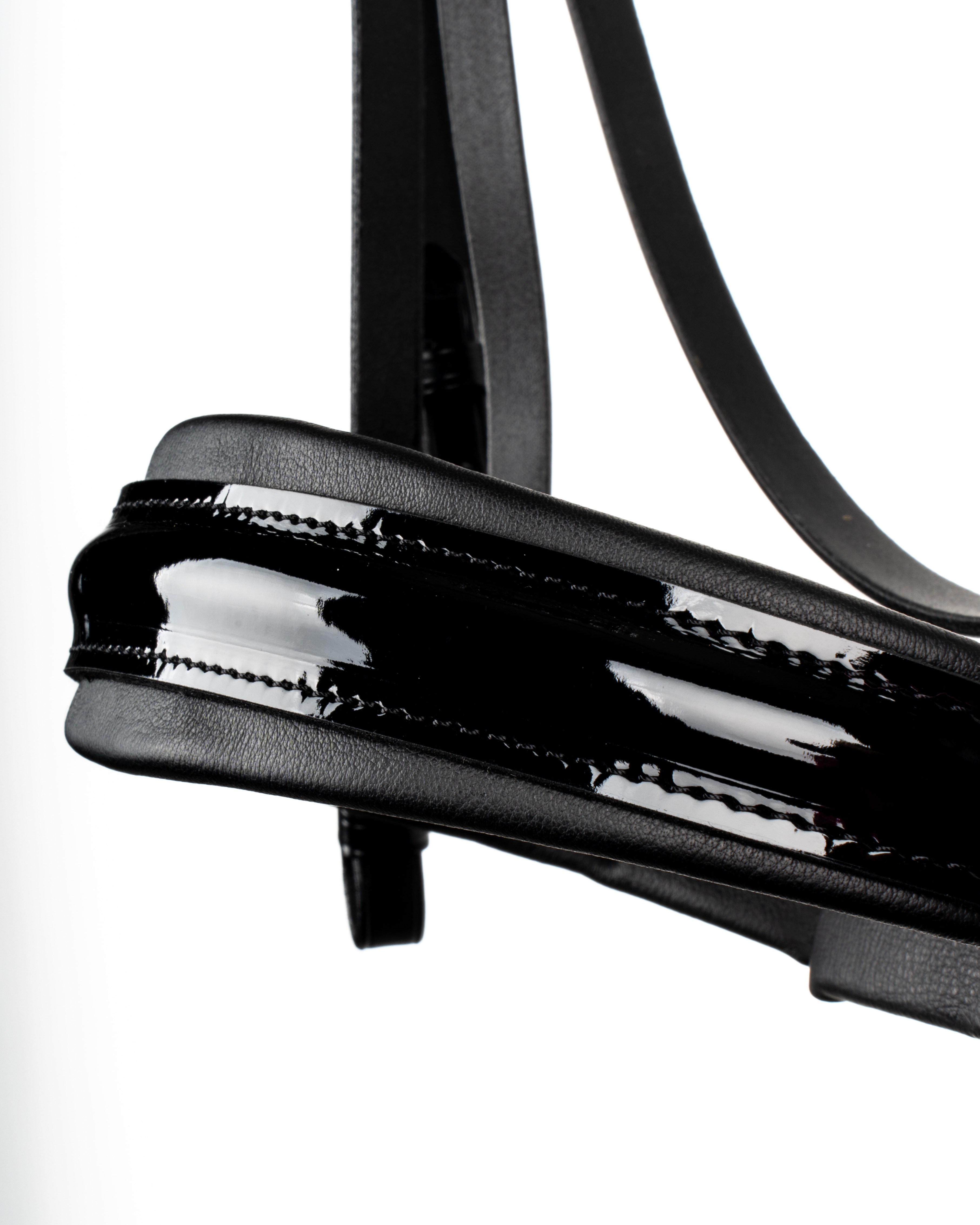 Curb Warendorf Feel Good, Caveson Comfort XS Feel Good, Browband Rivoli single-coloured Silver Night incl. reins in black