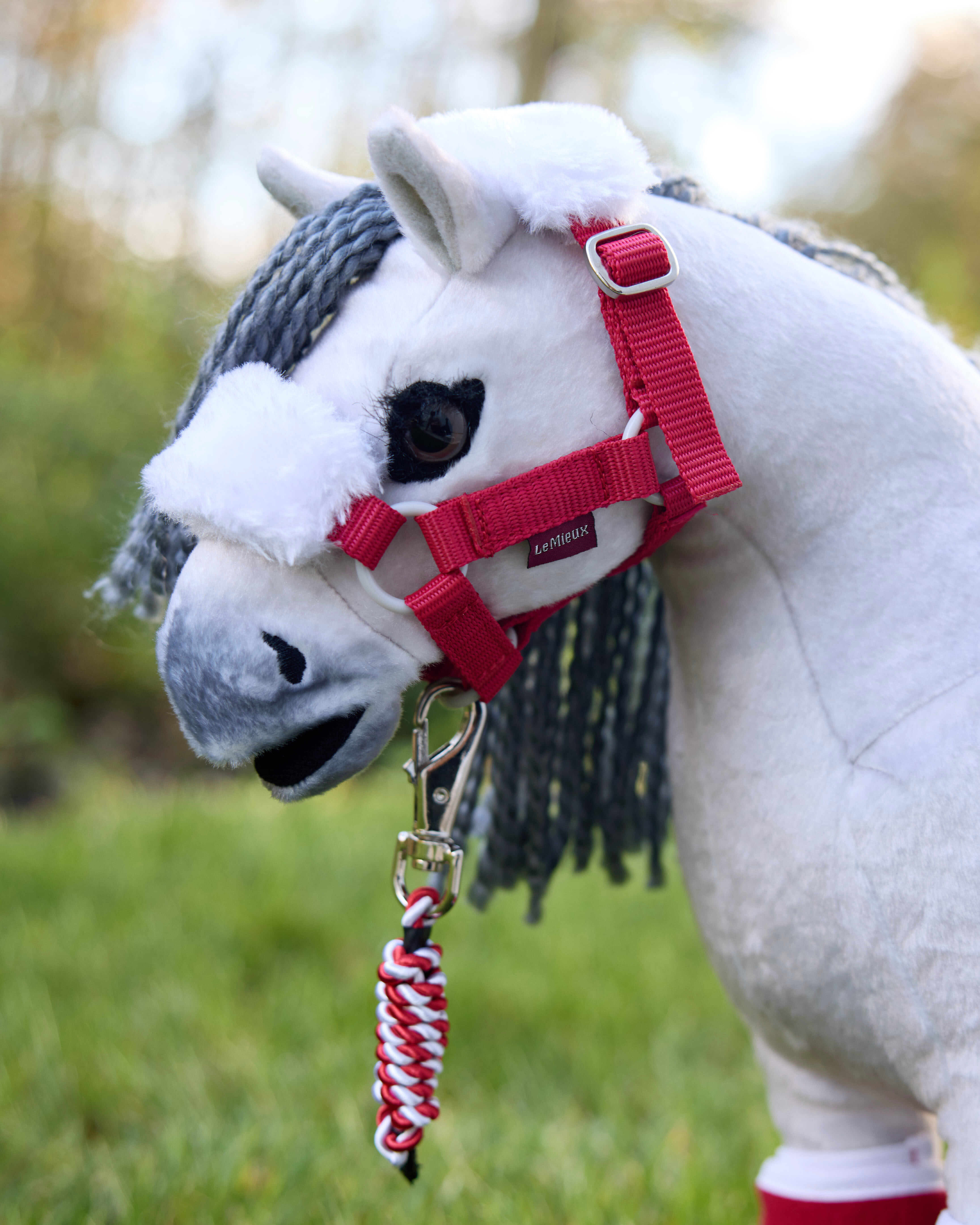 Toy Pony Christmas Halfter und Führstrick Rot