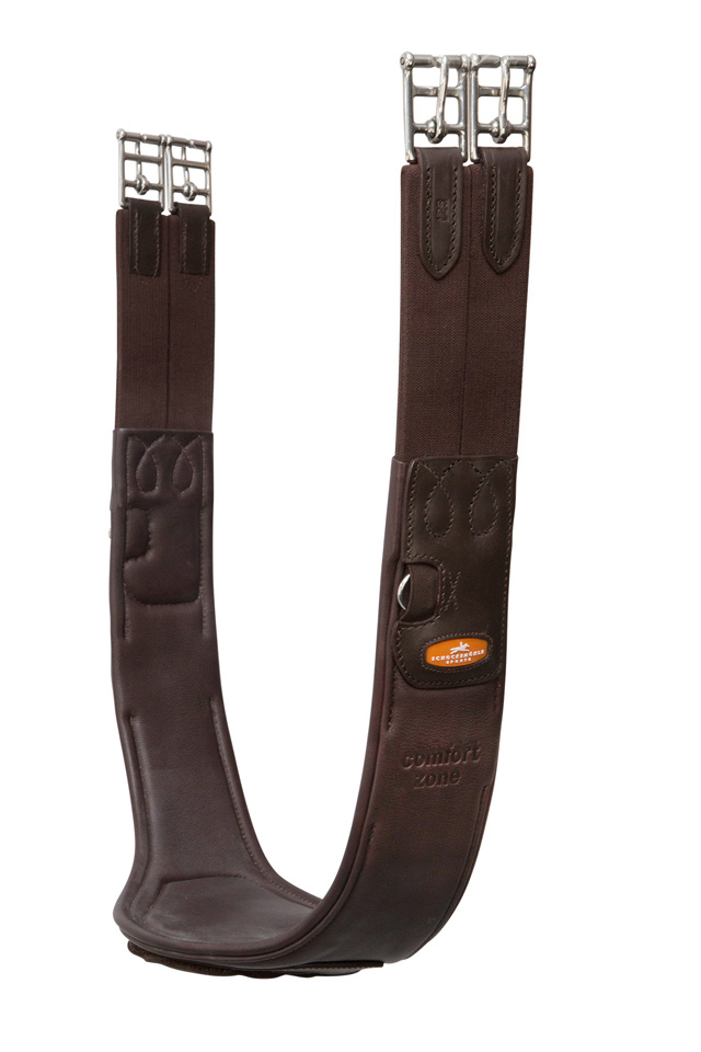 Long belt Portland in espresso/silver