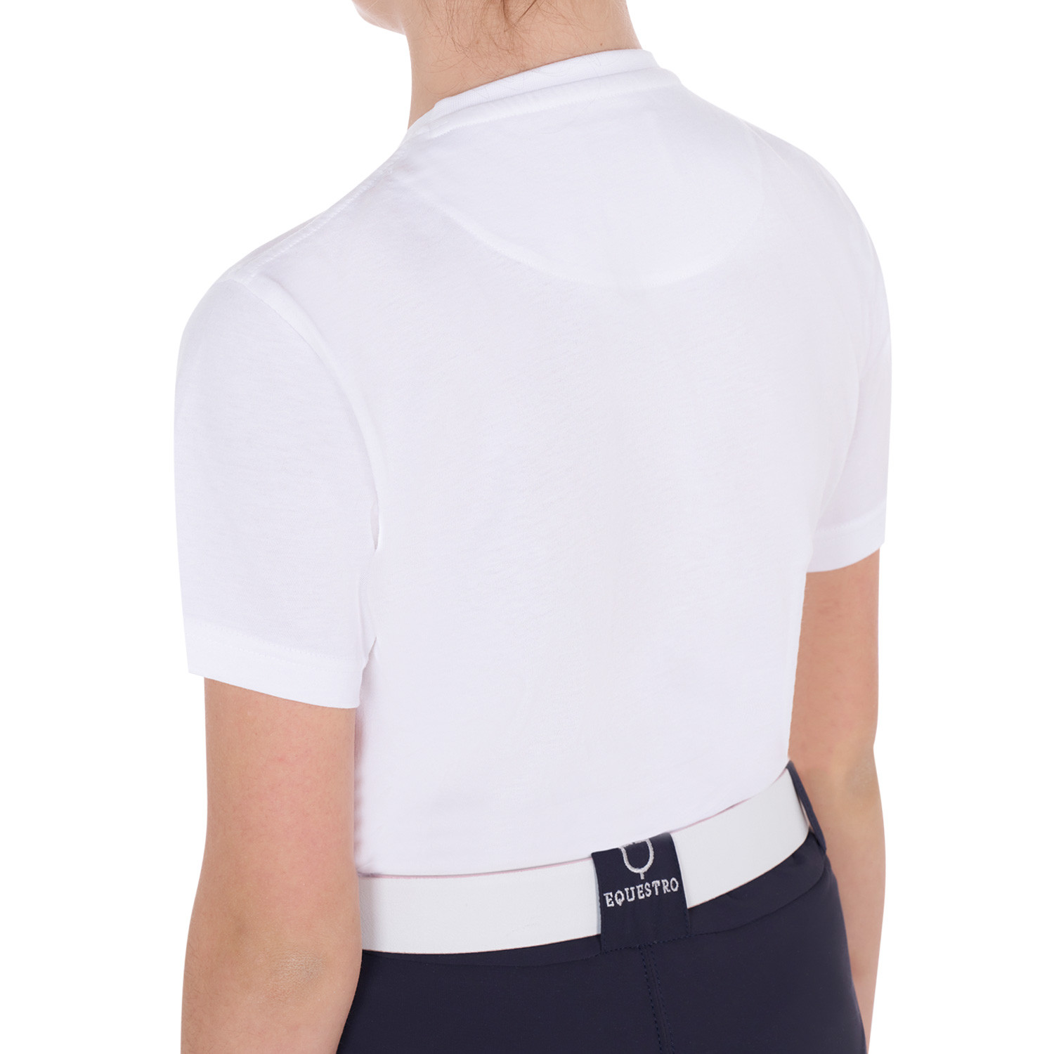 Schmal geschnittenes T-Shirt mit Jump-Print für Mädchen