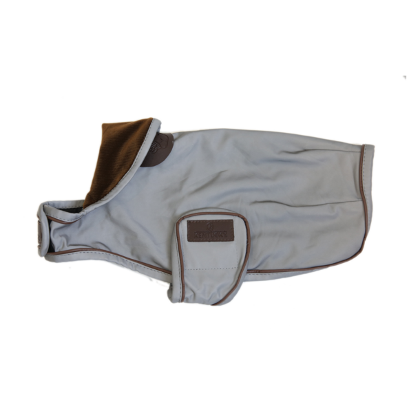 Dog coat reflective & water-repellent in silver