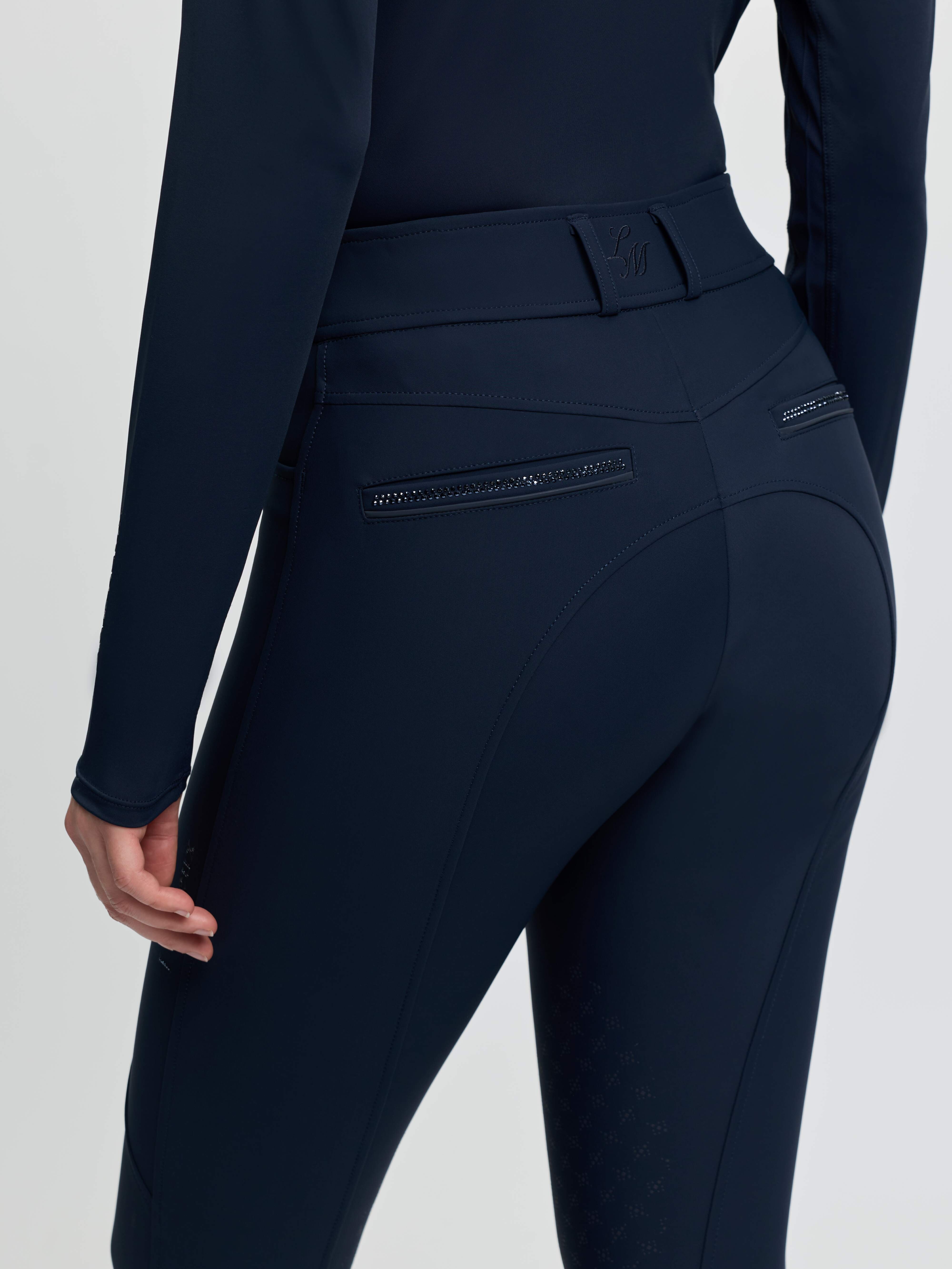 Brilliance Reithose mit Kniebesatz