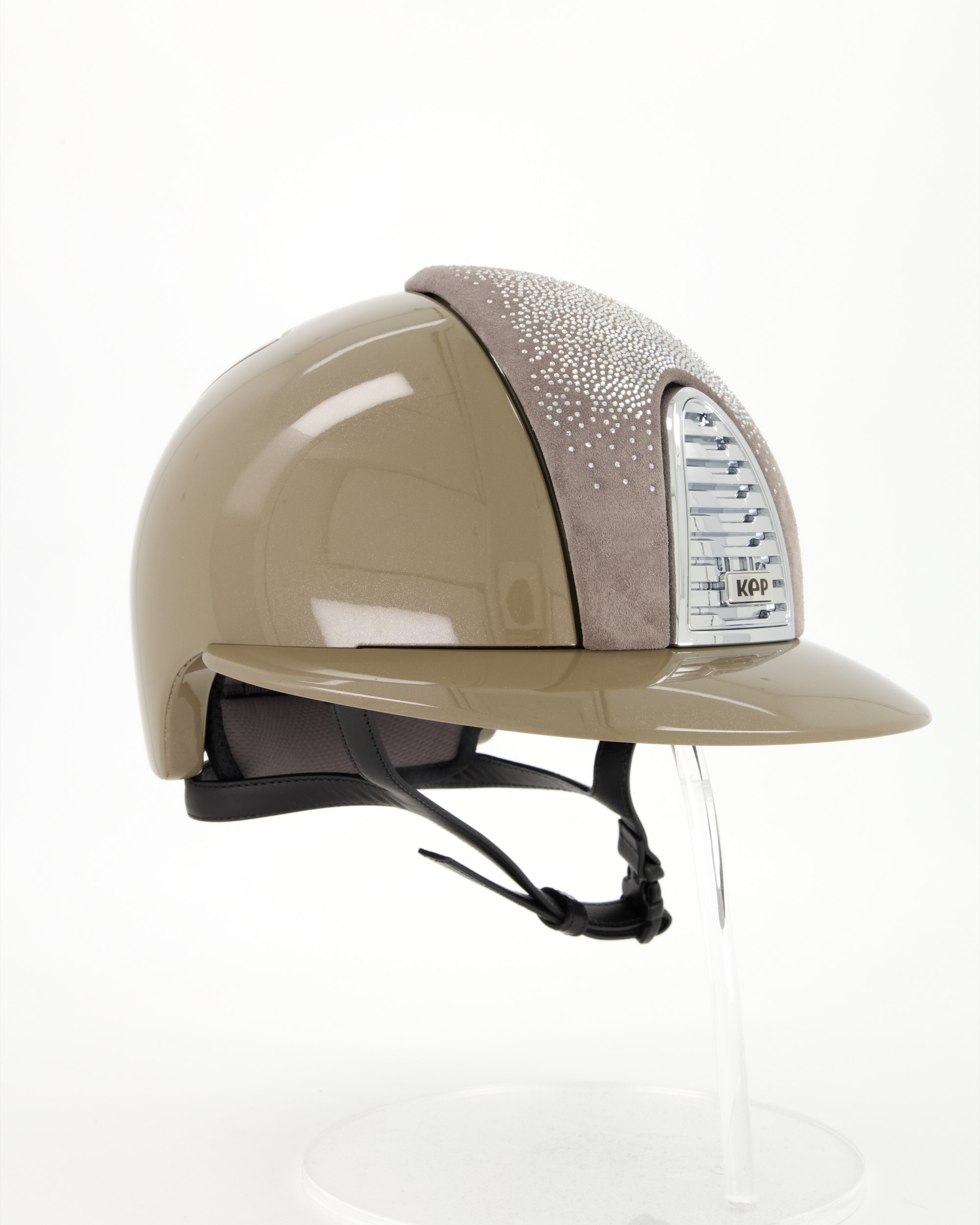 Reithelm Cromo 2.0 Diamond Suede Grey Polo in taupe