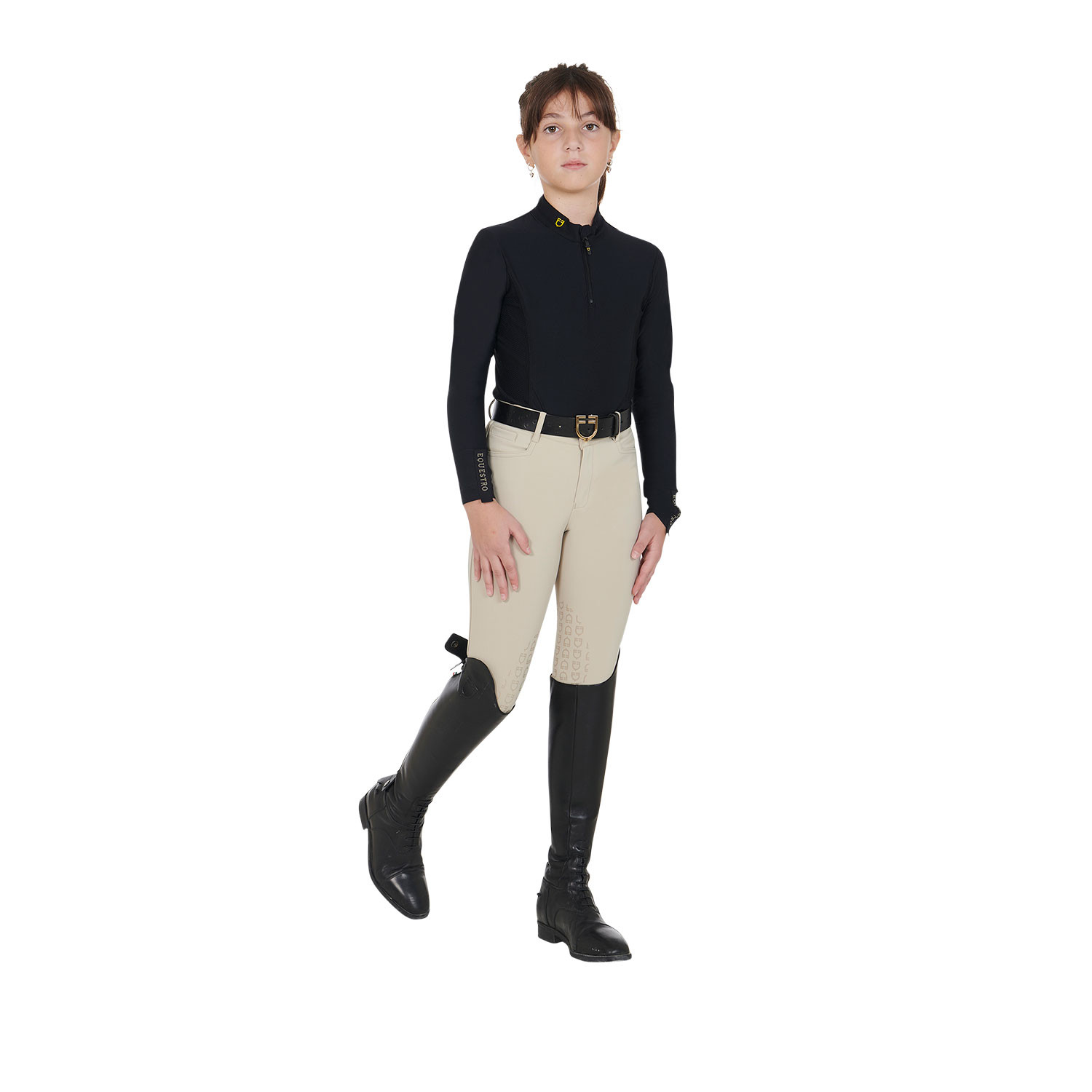 Langärmeliges Trainings-Base-Layer für Mädchen