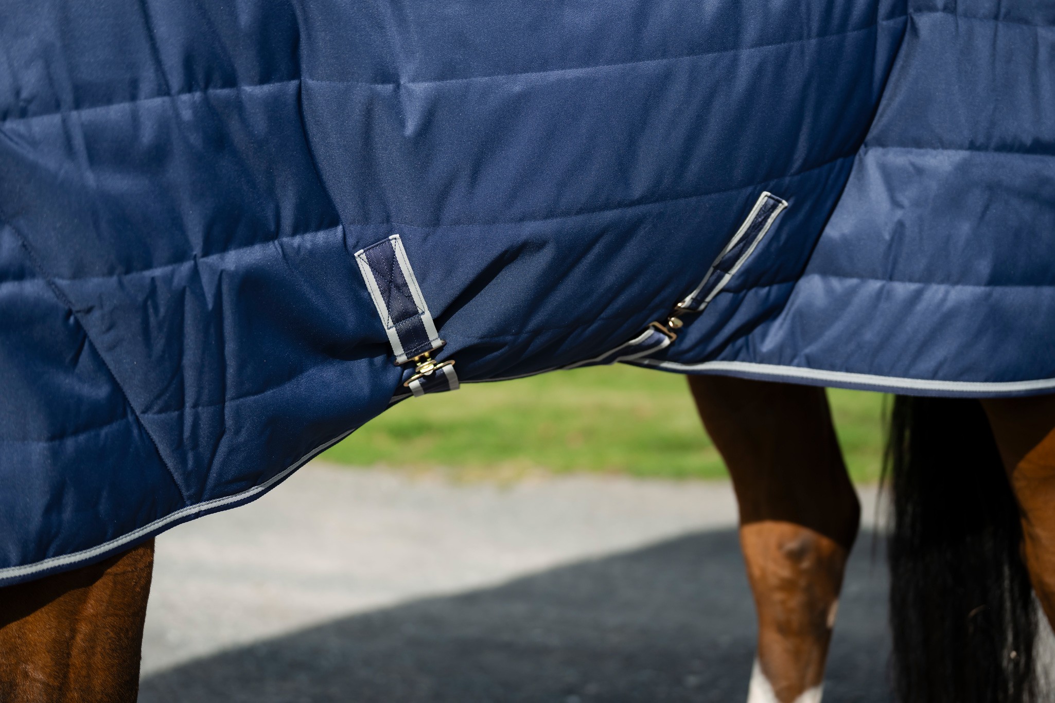 Stalldecke Quilt in Navy