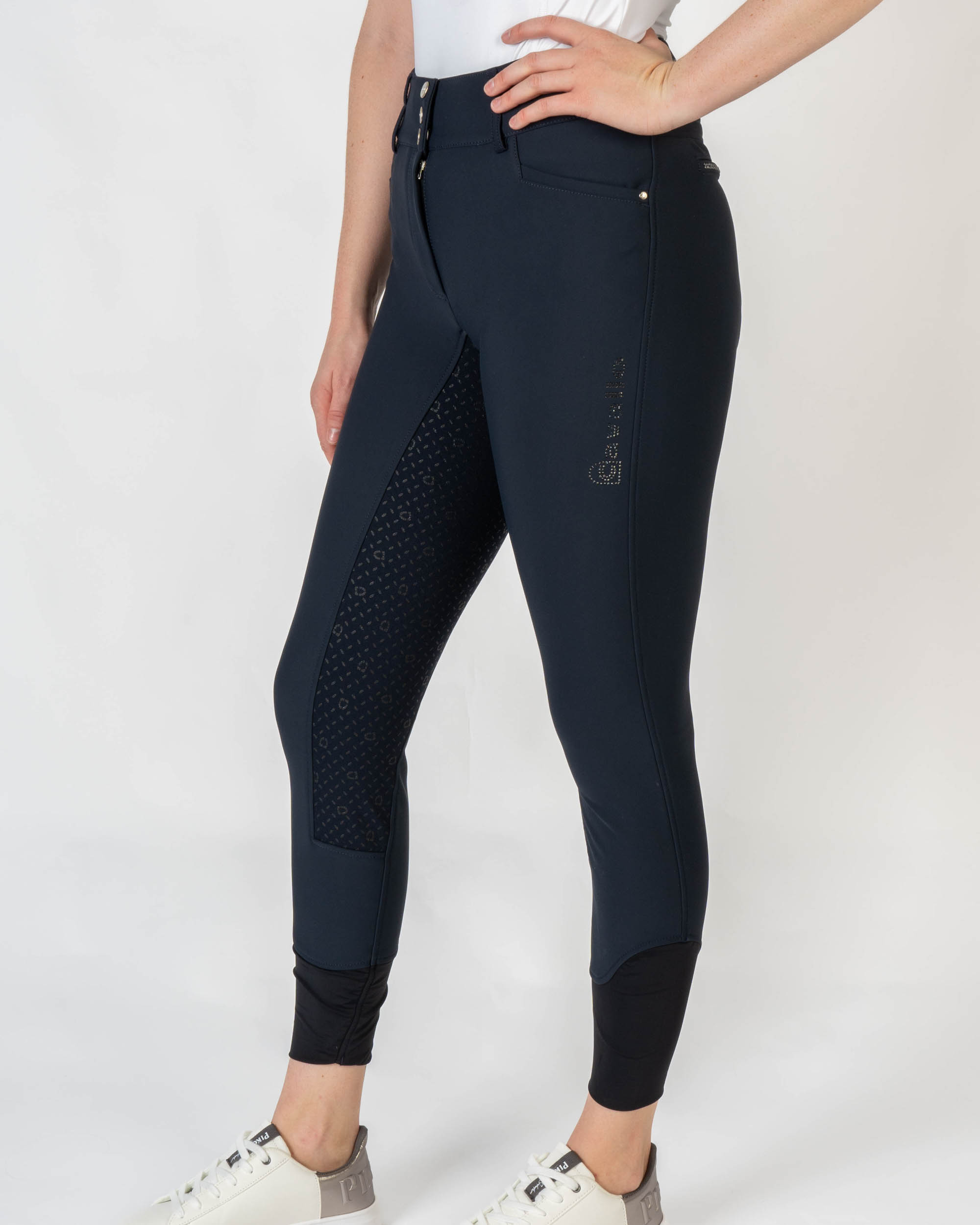 Riding breeches CAVALCeline full grip in darkblue