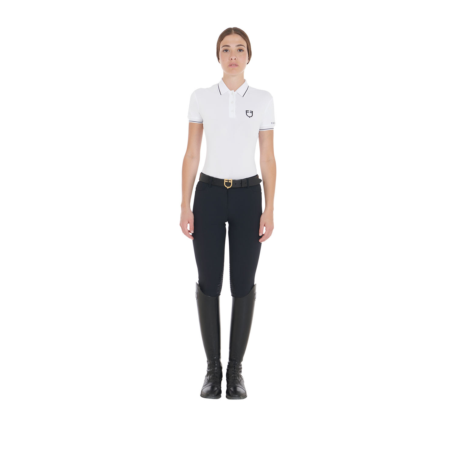 Polo-Shirt Slim Fit aus atmungsaktivem Material