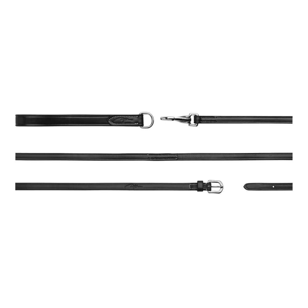 Ausbindezügel komplett aus Leder 1/2"