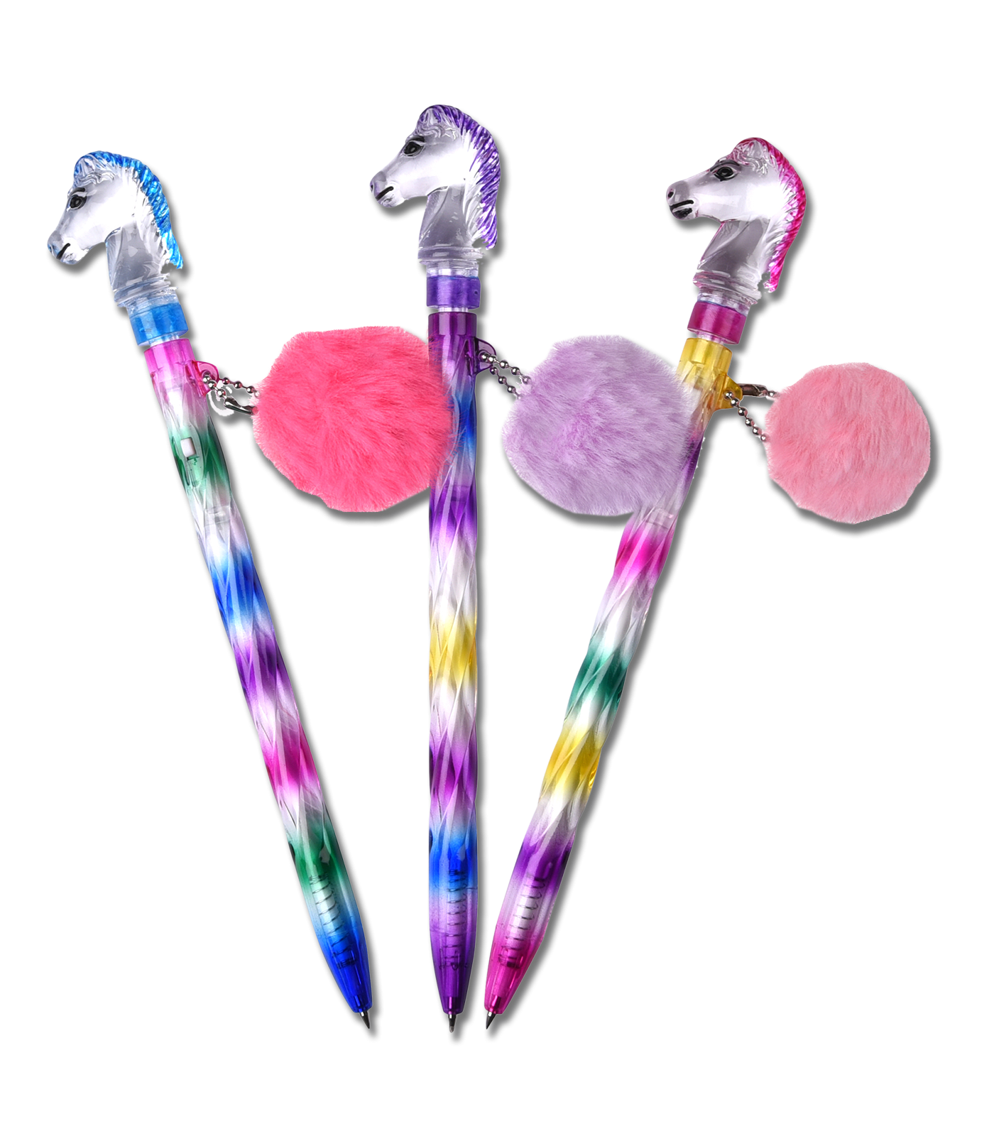 Biros with bobble pendant