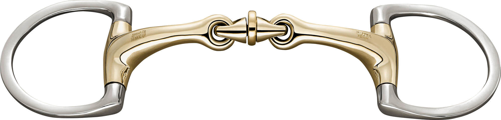 Olive head bit Dynamic RS Sensogan with D-shaped ring, double broken, 16 mm