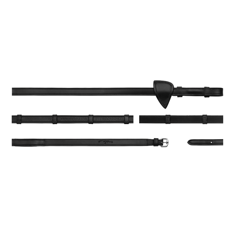 5/8" (16 mm) Jagdzügel mit 7 Lederstegen