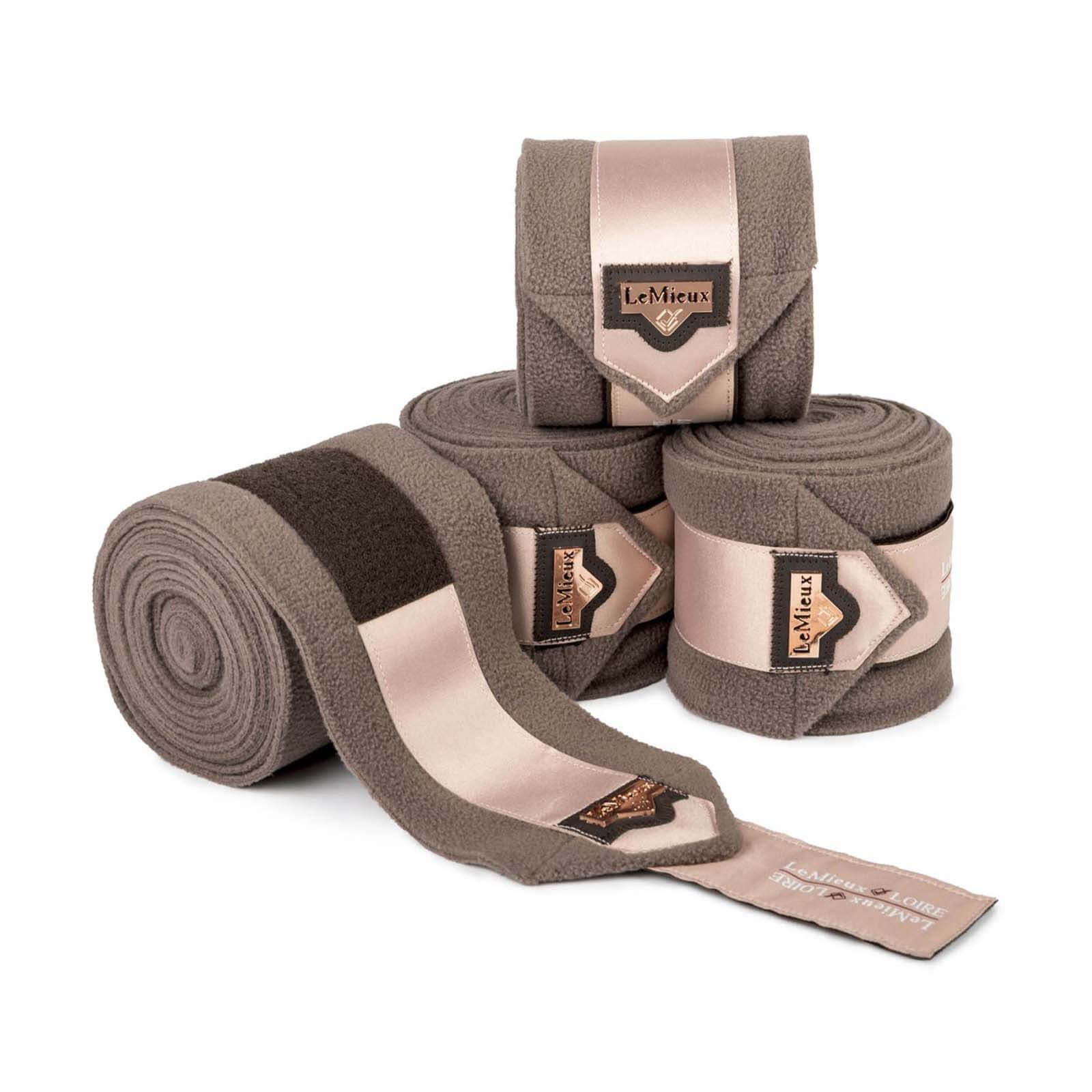 Fleece bandages Loire Polo in Truffle
