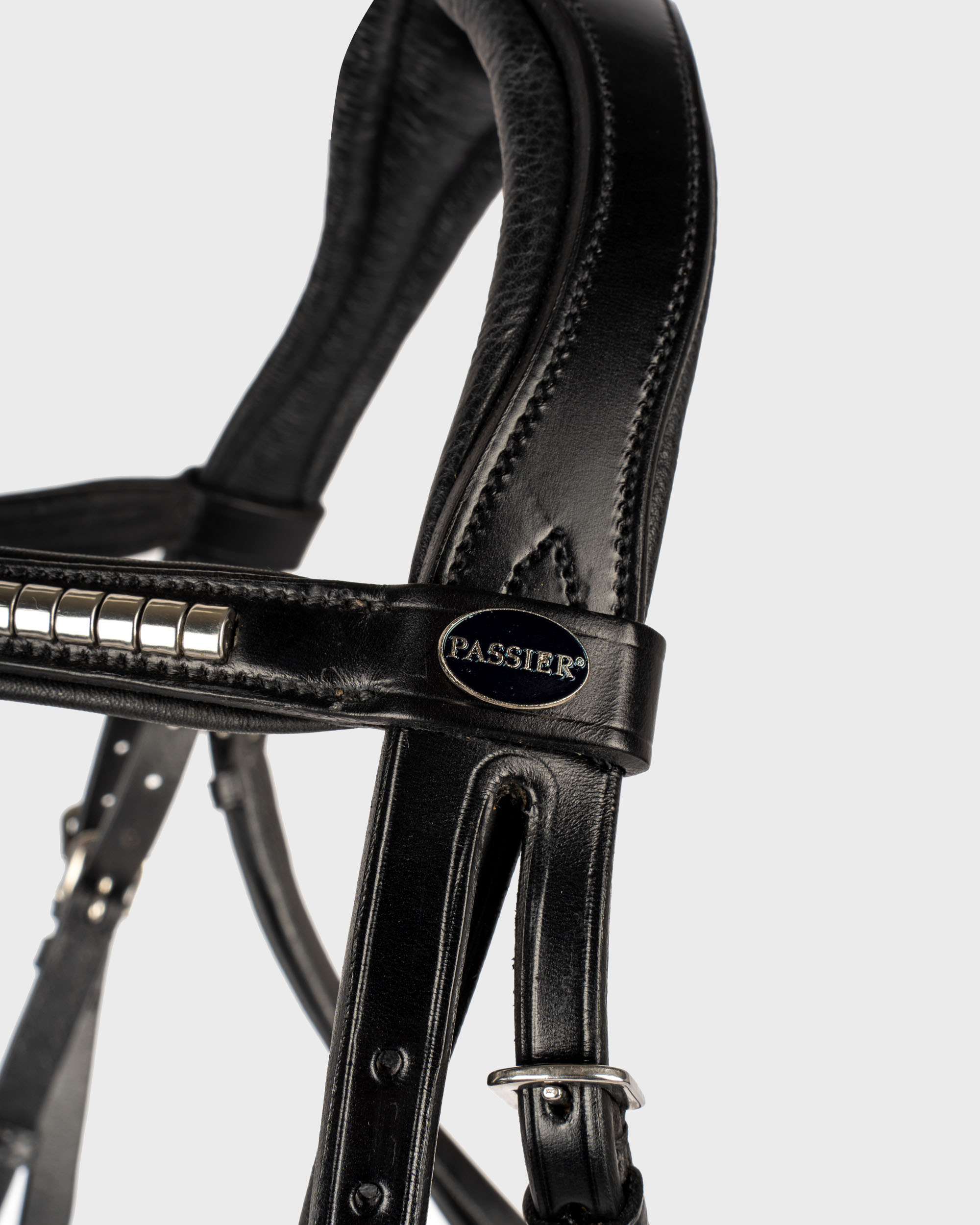 Bridle Balance anatomical stainless steel incl. reins in black
