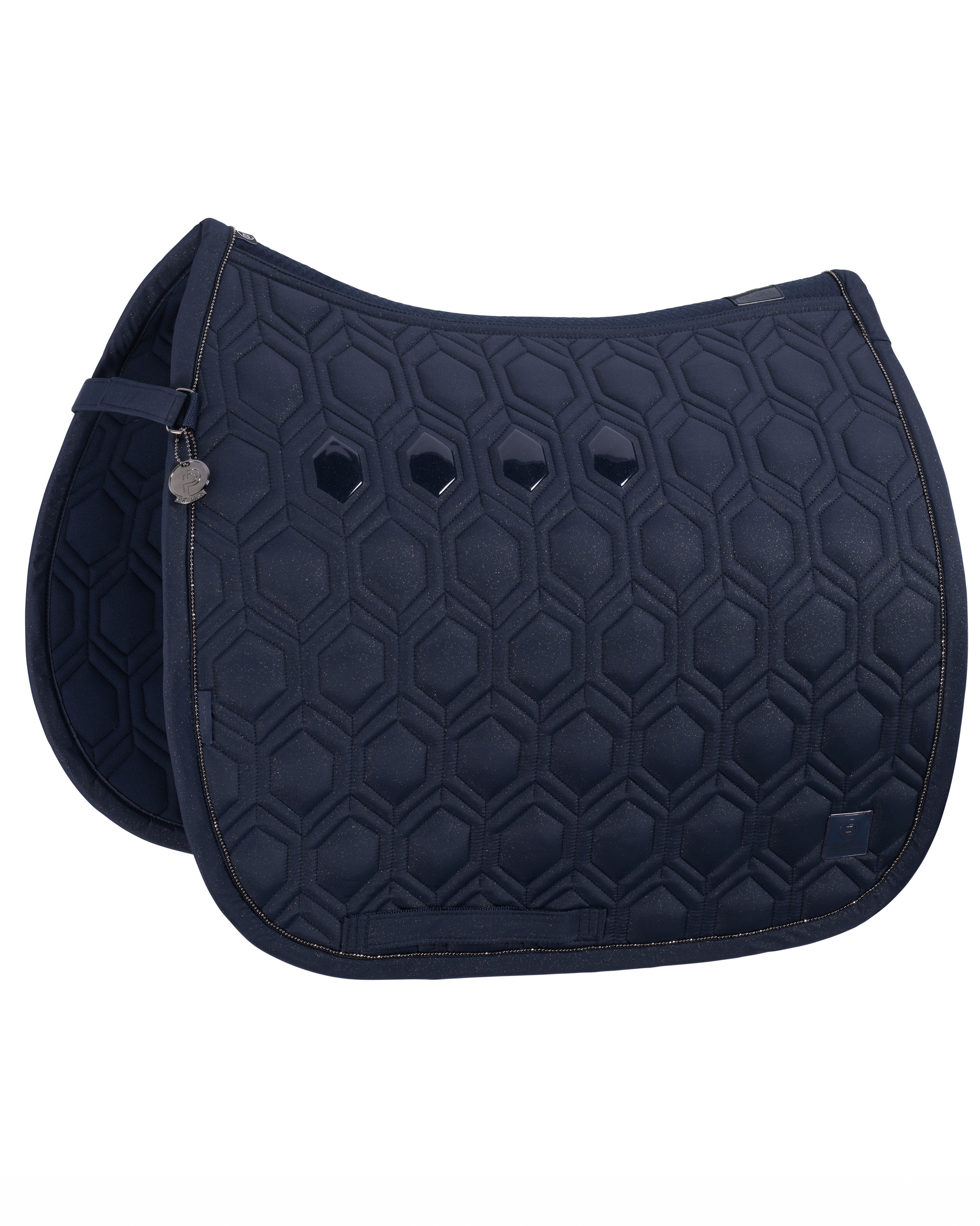 Saddle pad Sparkle Emblem Platinum