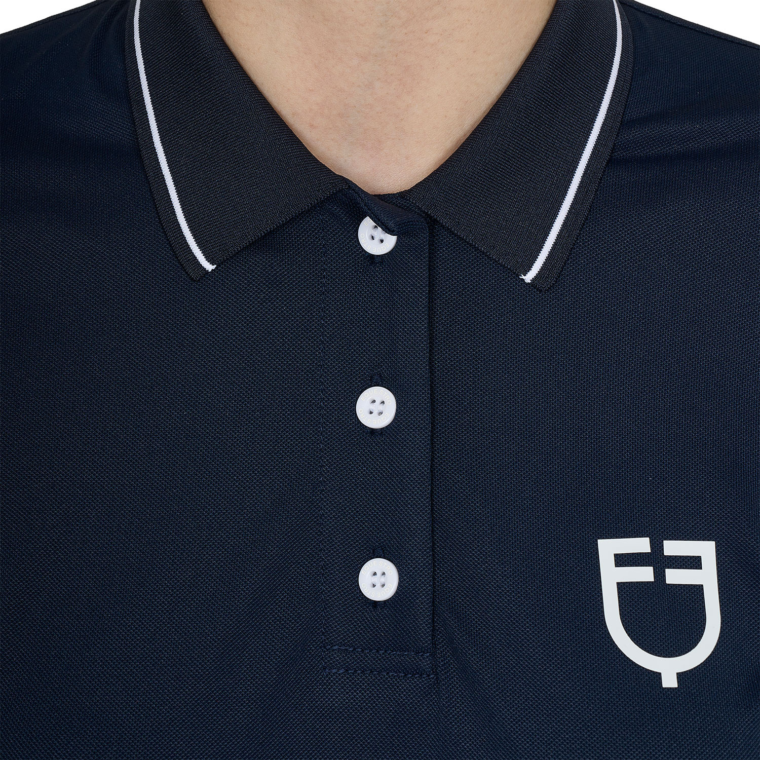 Polo-Shirt Slim Fit aus atmungsaktivem Material