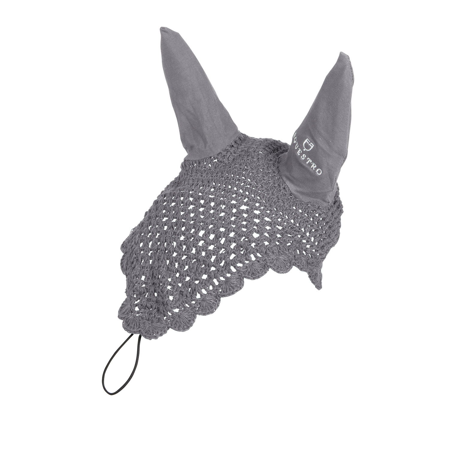 Gestrickte Fliegenhaube mit elastischem Stirnriemen