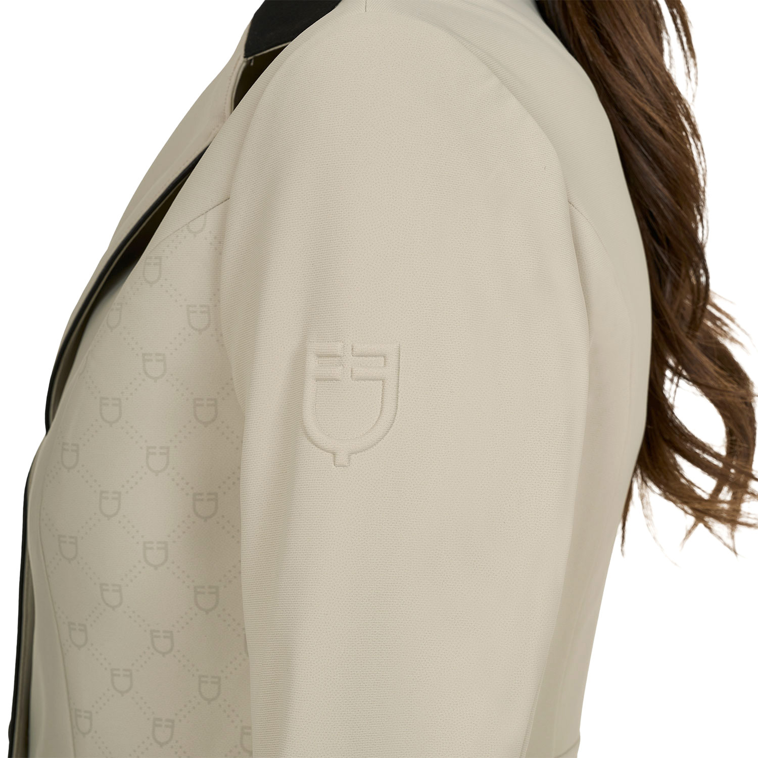 Damen-Turnierjackett mit Monogramm und drei Knöpfen