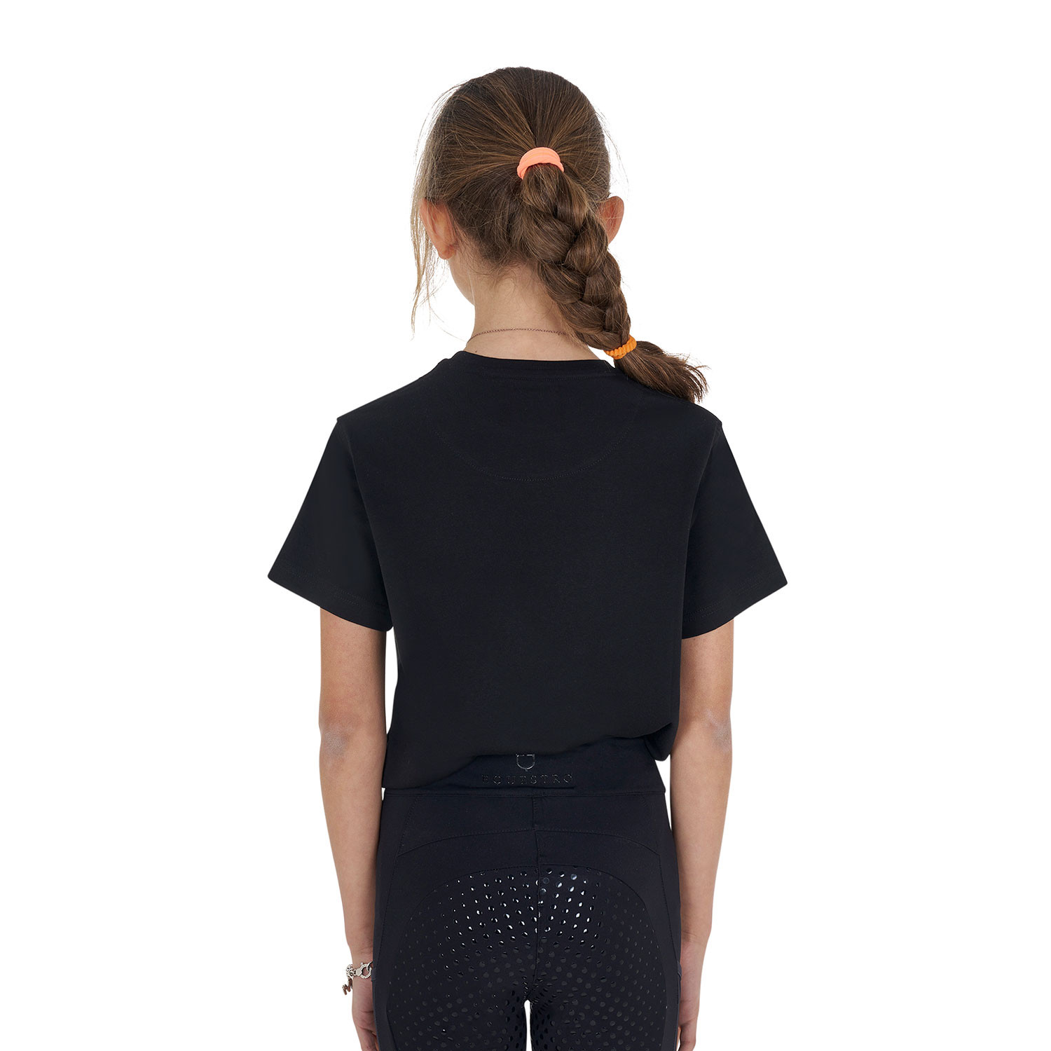 Mädchen-Baumwoll-T-Shirt Ready To The Party mit Strasssteinen
