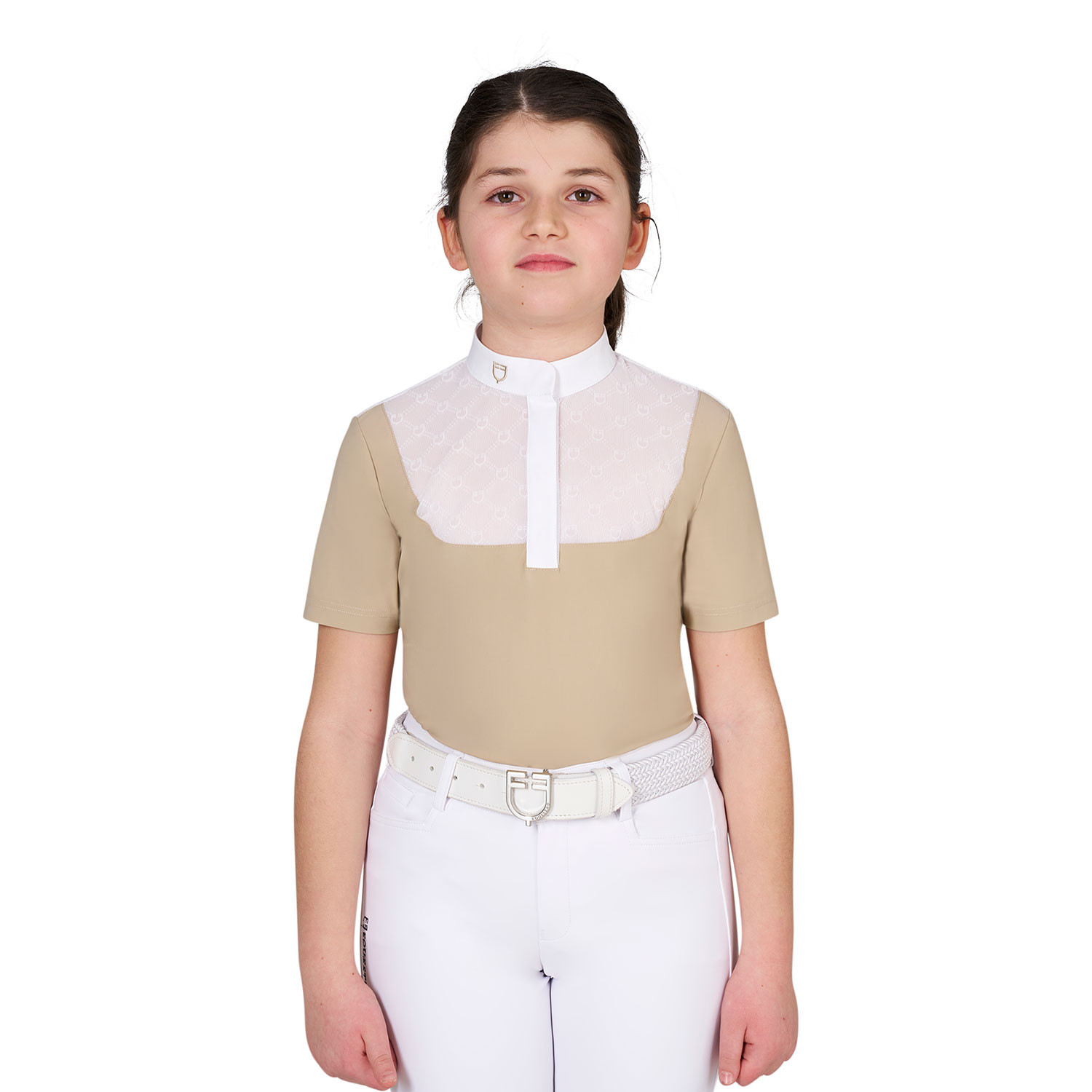 Mädchen-Turnierpolo mit Tüll