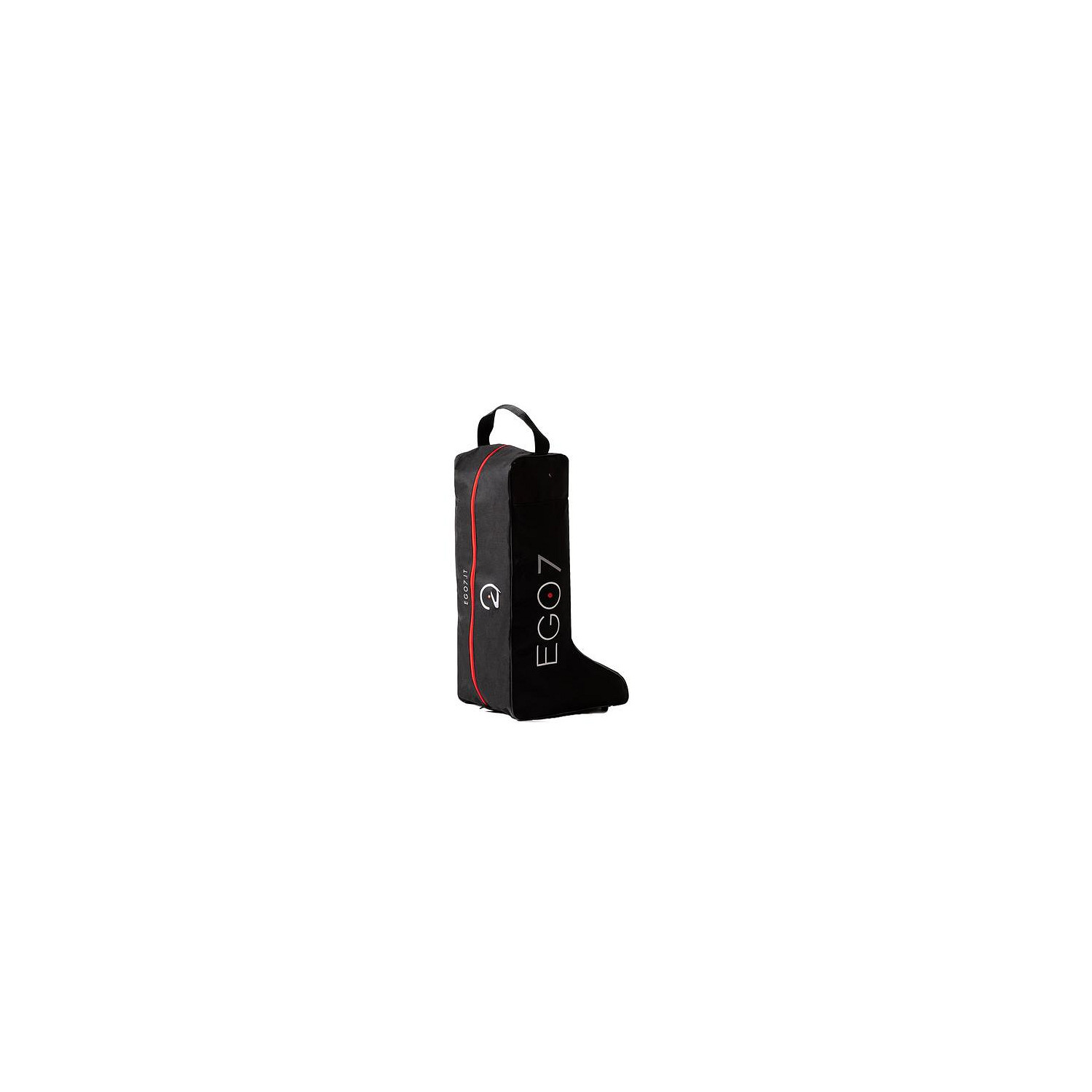 Reitstiefeltasche Horse Head in schwarz