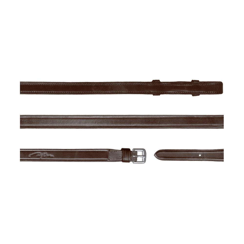 1/2"'' (13 mm) Kandarenzügel aus Vollleder