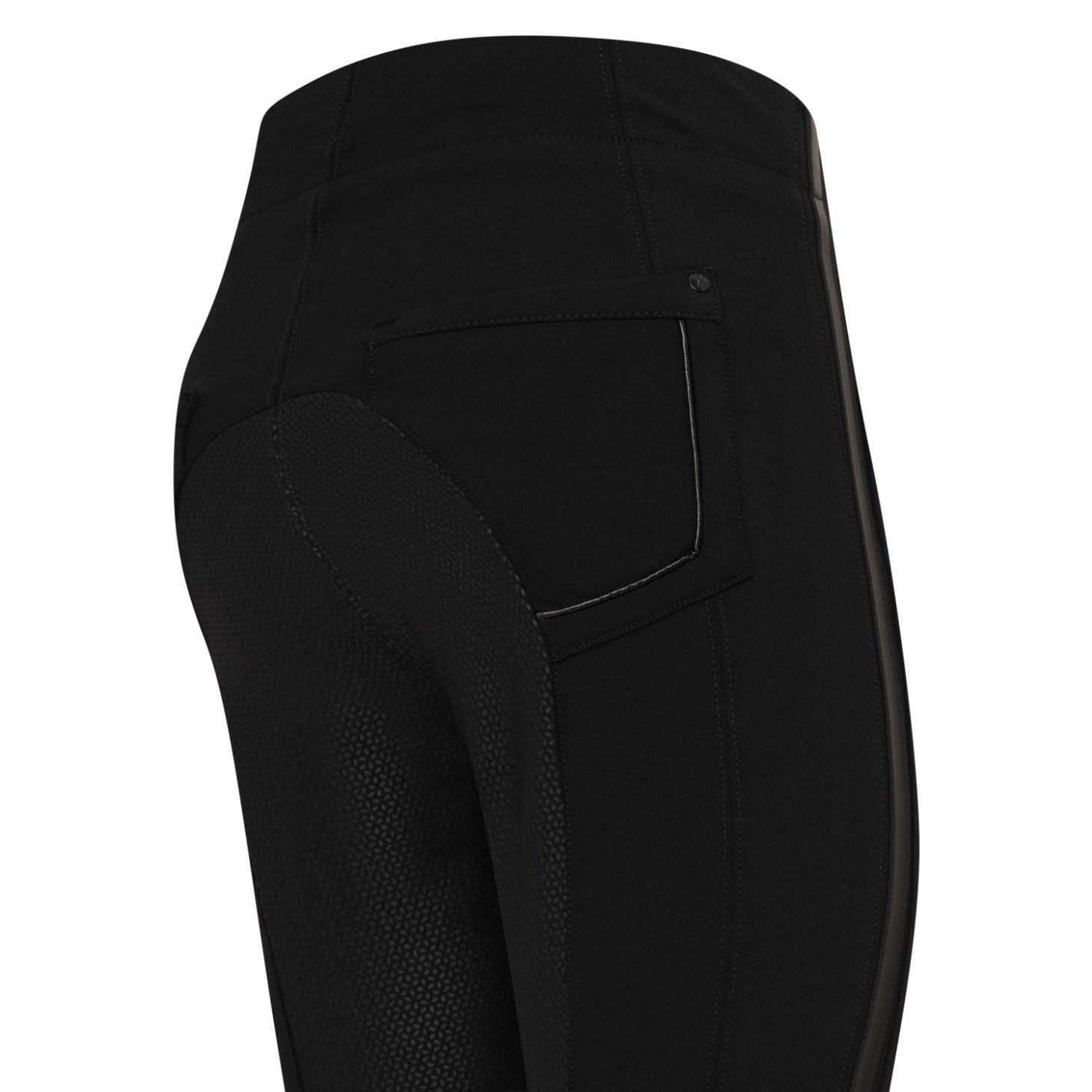 Culotte d'équitation pour femmes Wosha pleine grip en noir