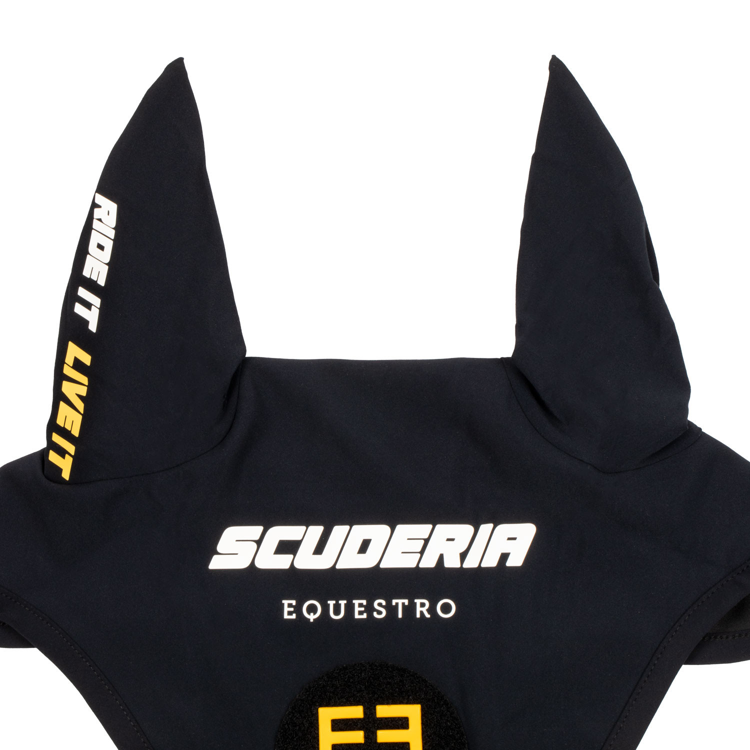 Fliegenhaube Scuderia aus technischem Gewebe mit Patch