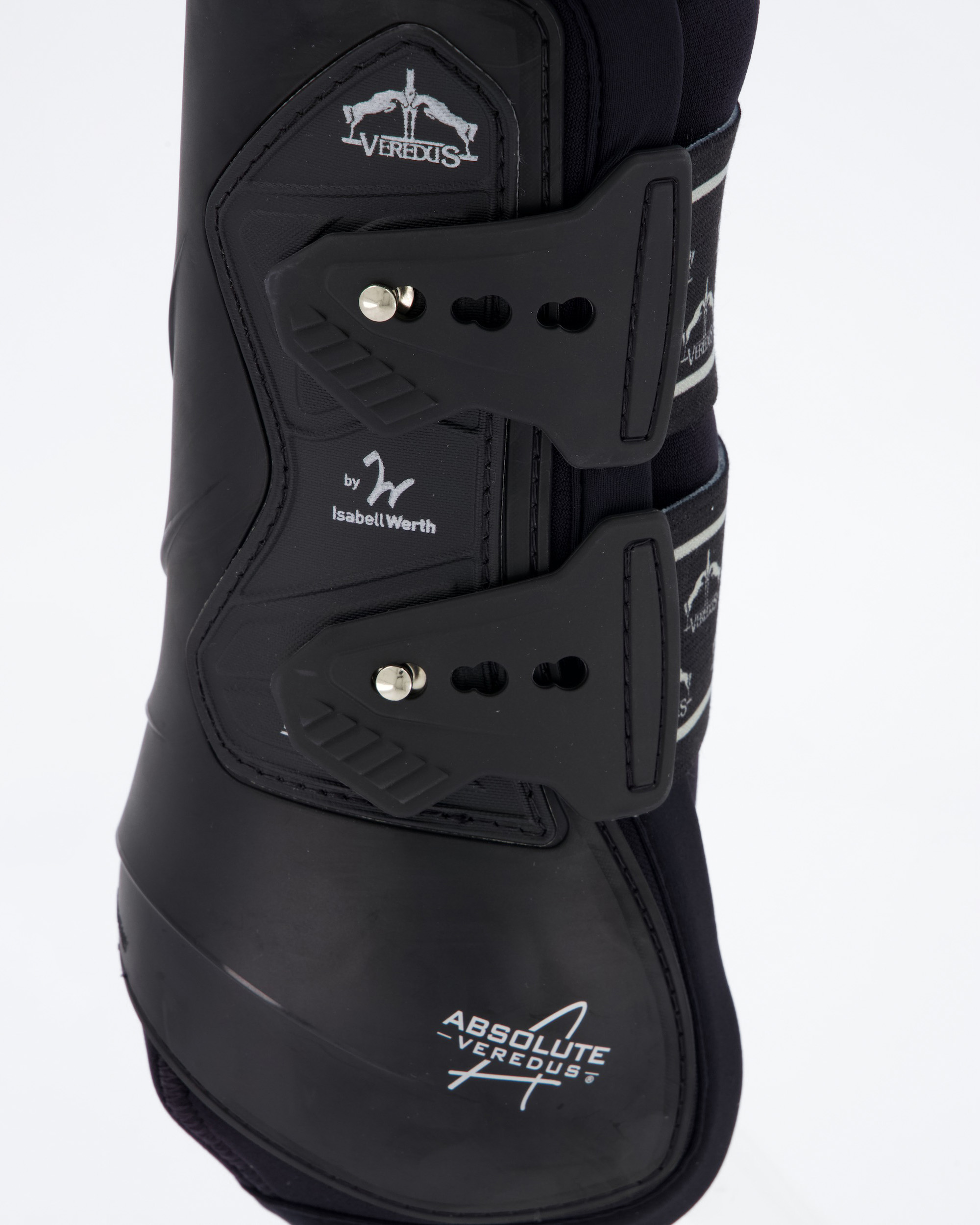 Dressurgamaschen Absolute Isabell Werth für Vorne Elastic in schwarz