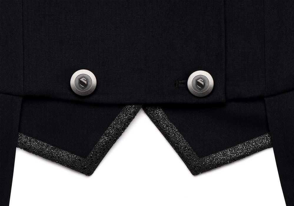 Ladies Crystal Fabric competition tailcoat