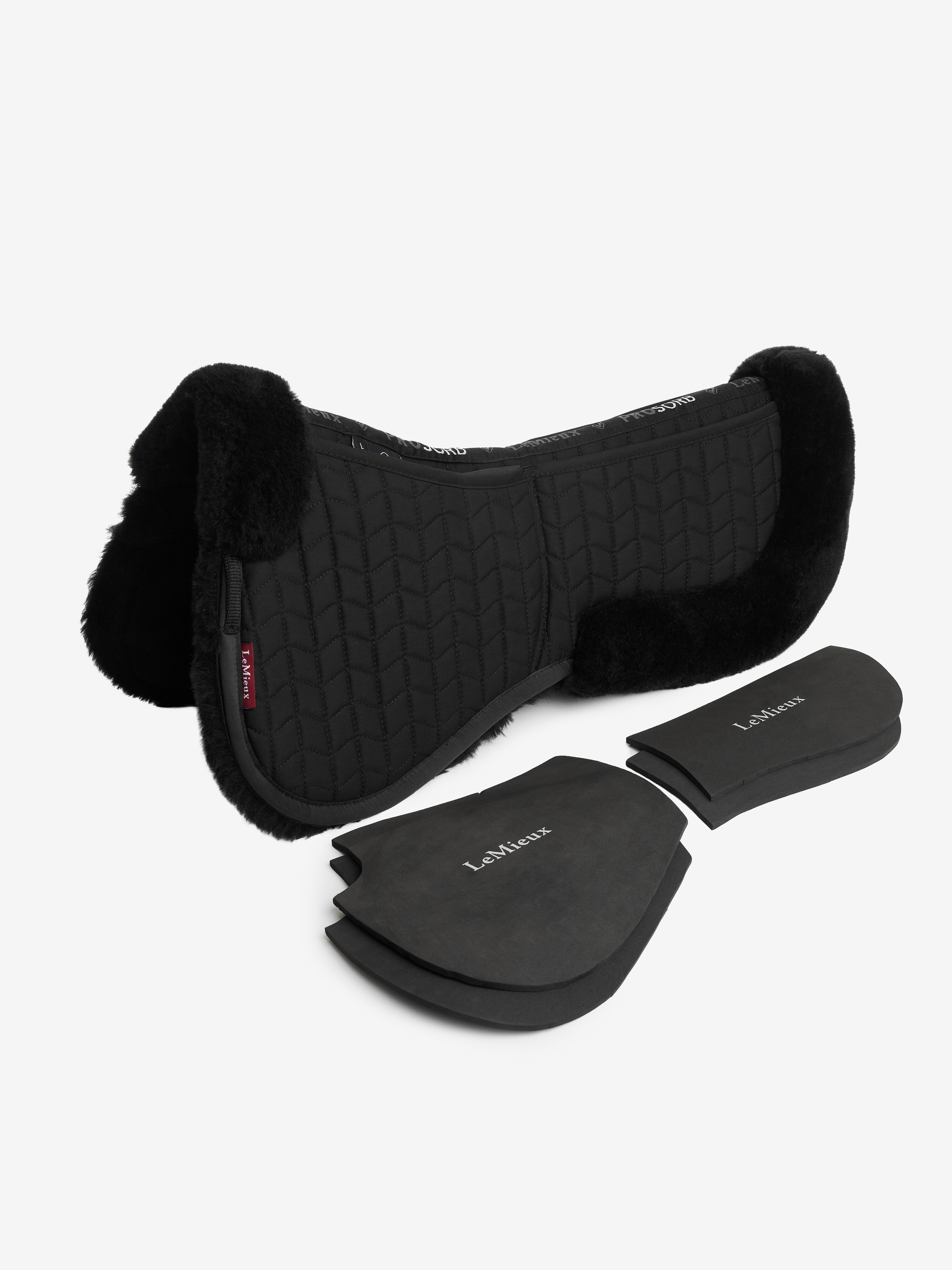 Merino+ Prosorb zadelpad met 2 inlegzakken