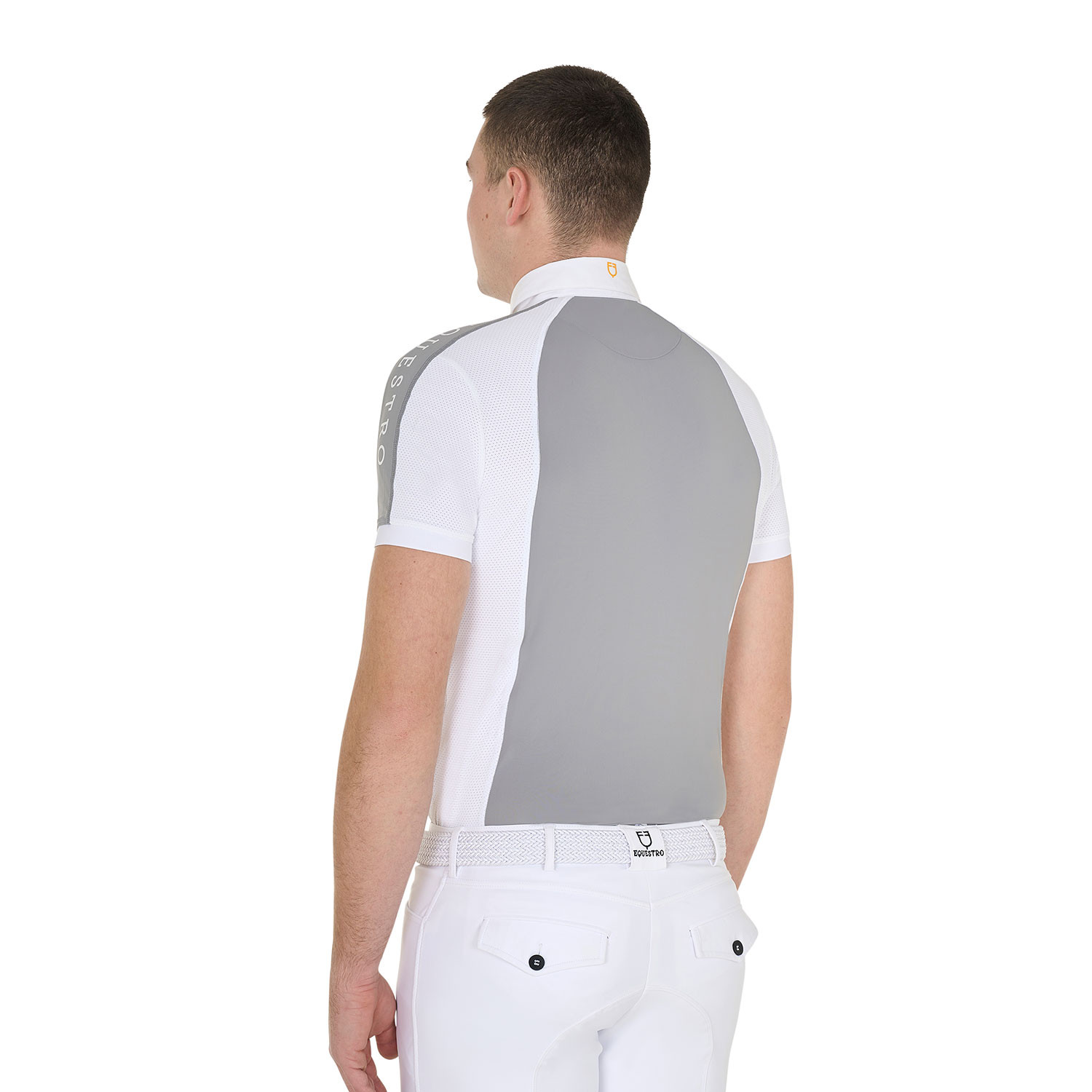 Schmal geschnittenes Turnier-Poloshirt für Herren mit vier Knöpfen
