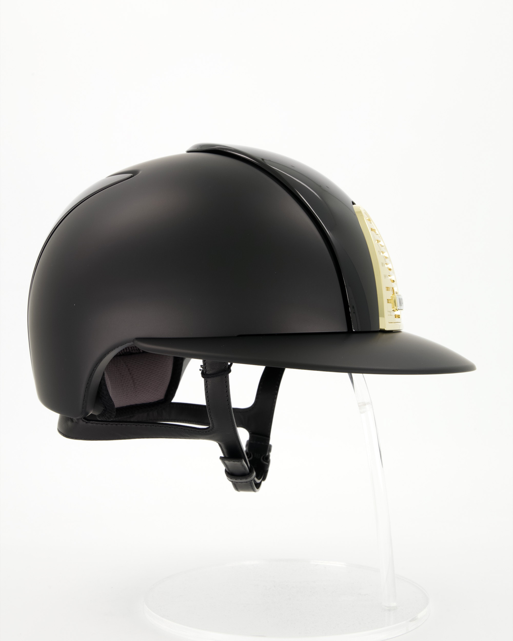 Reithelm Cromo 2.0 Textile/Polish Polo Gold in schwarz