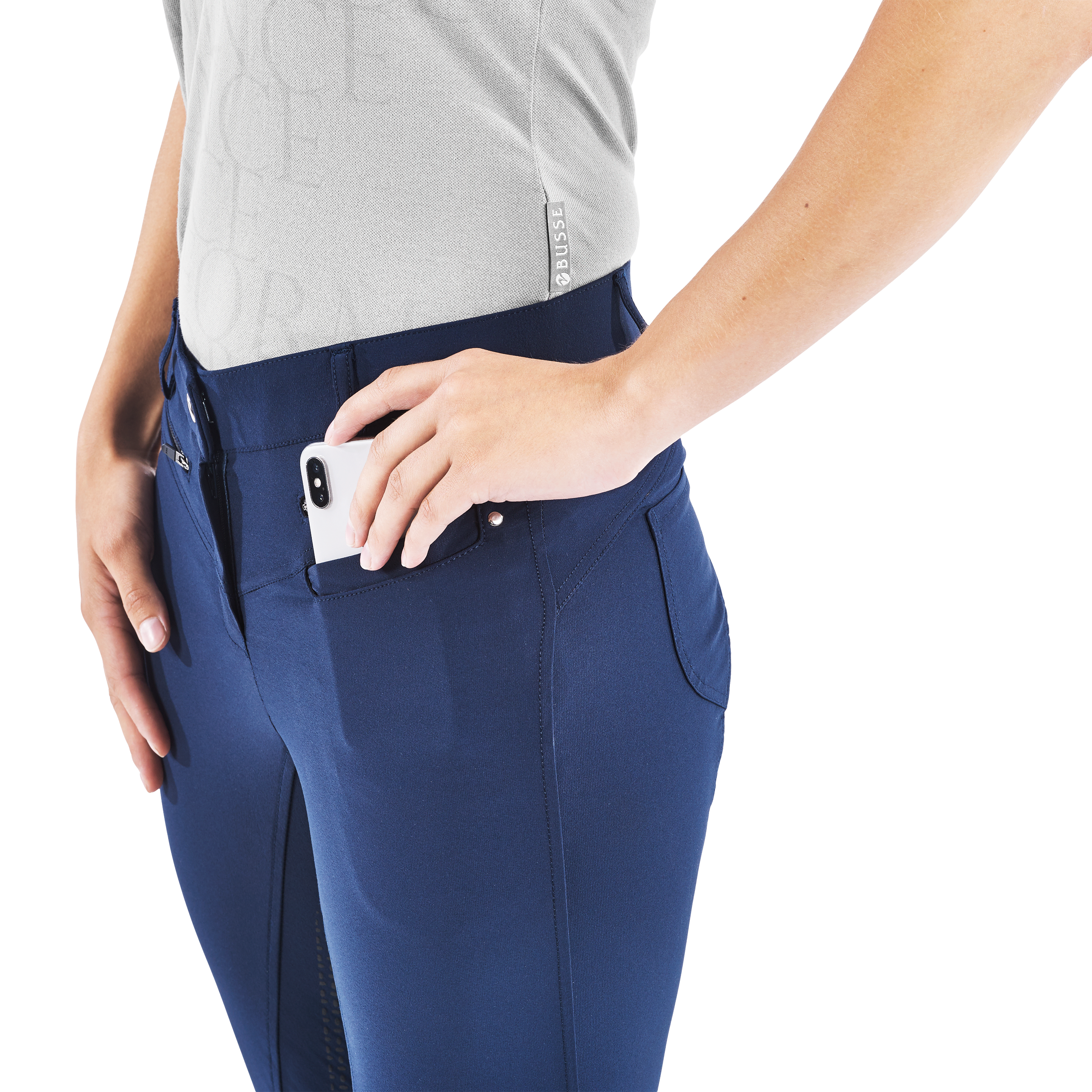 Pantalon d'équitation dame Zarina avec 3/4 Grip