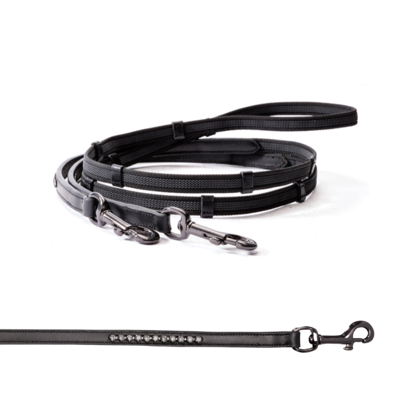 Gummierte Zügel - 16mm - 5St. - Karabiner-Island