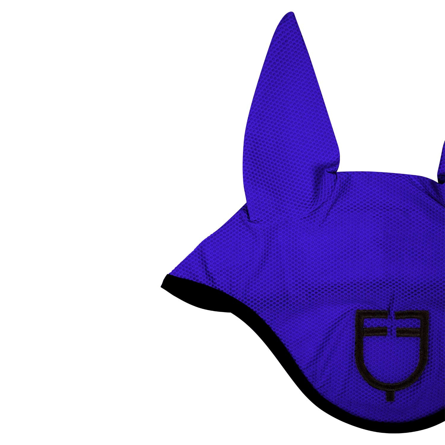 Fliegenhaube aus perforiertem Stoff mit Logo