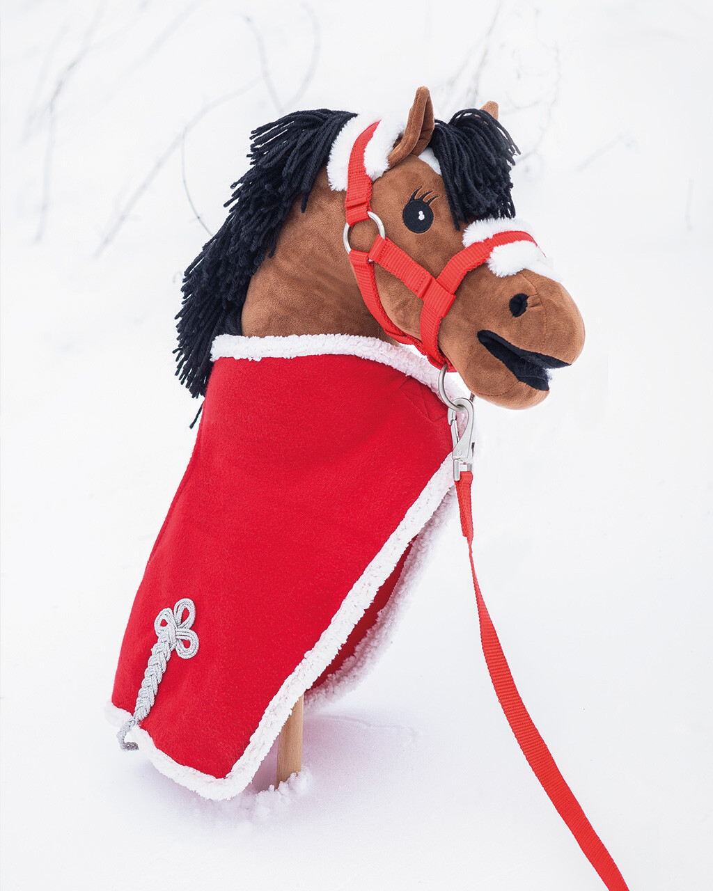 Fleecedecke Weihnachten Hobby horse