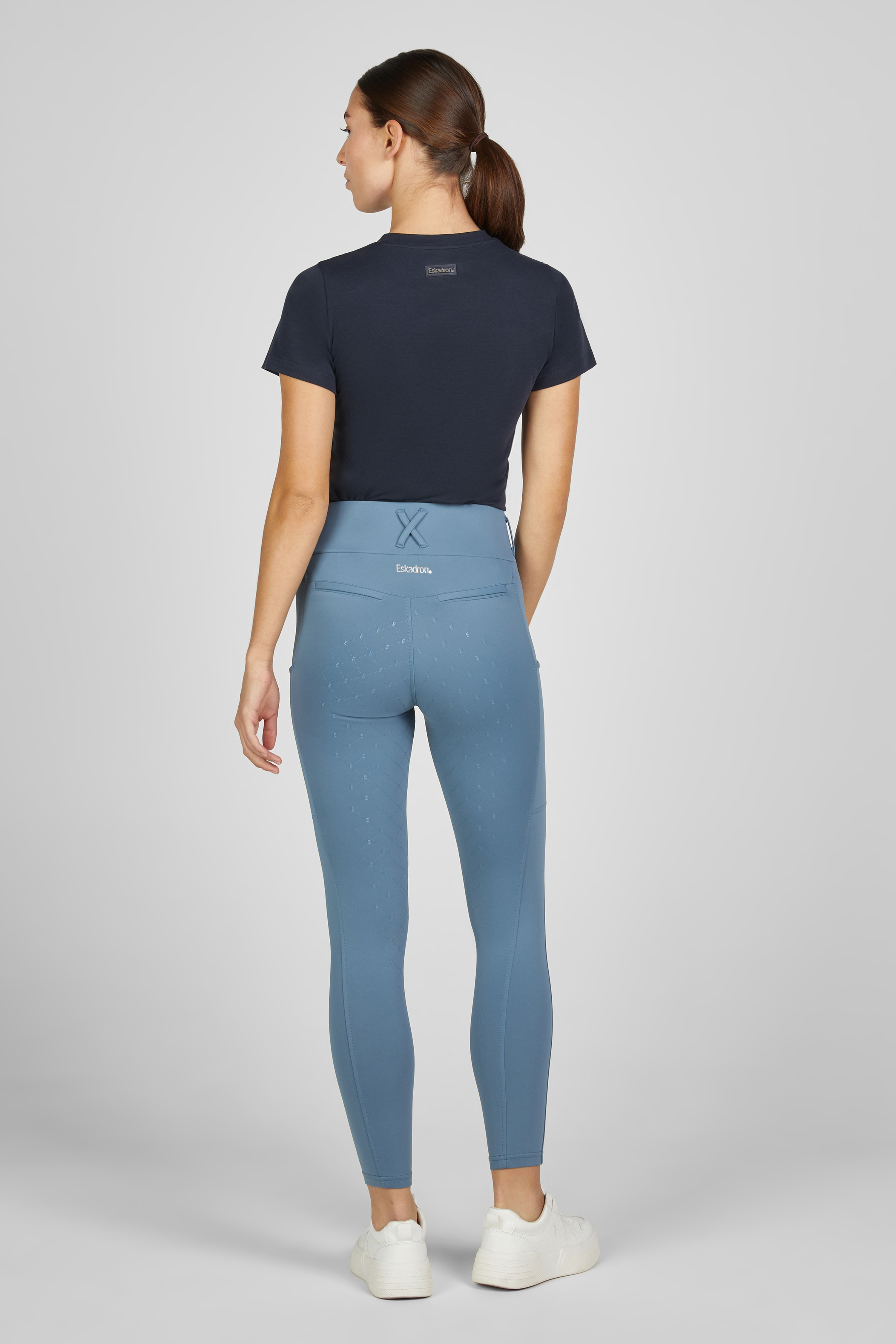Reitleggins Damen Classic Sports Vollgrip