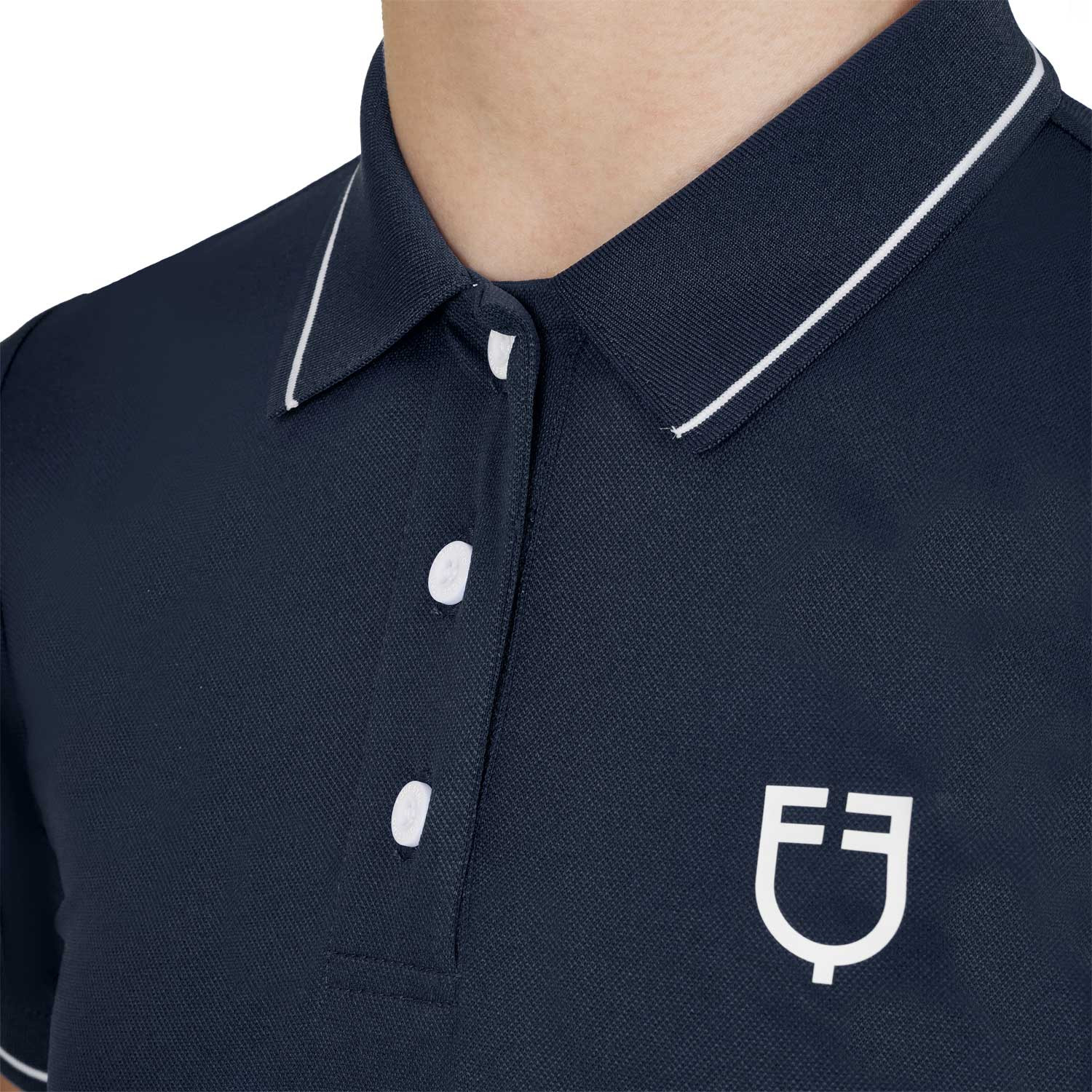 Kinder-Polo Slim Fit aus antibakteriellem Funktionsmaterial