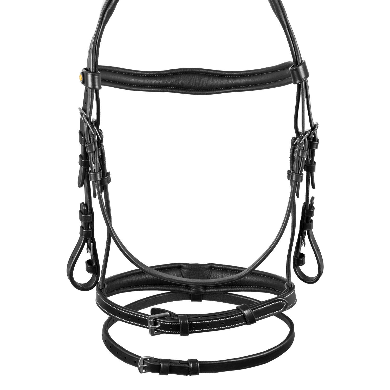Trense aus weichem, gestepptem Leder