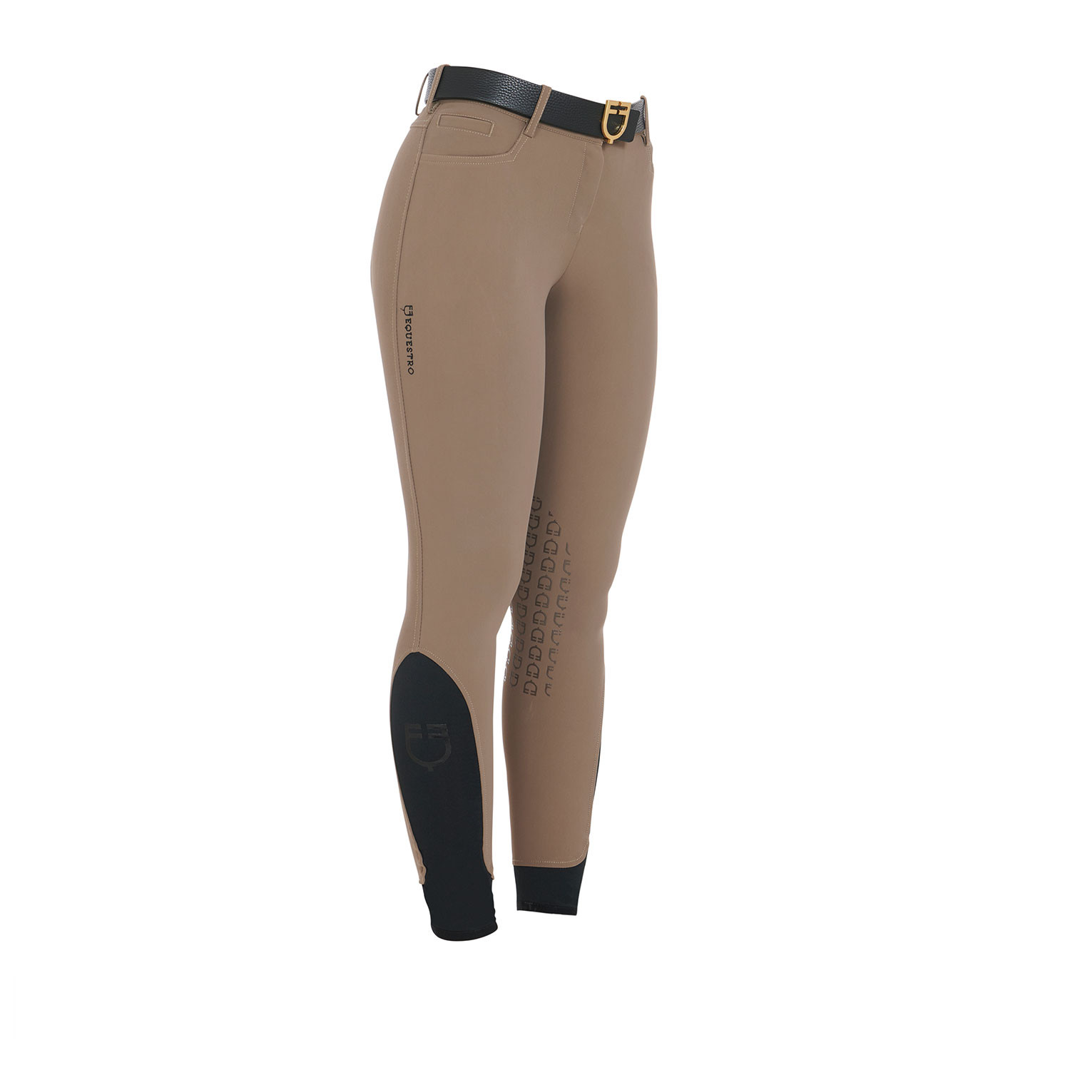 Schmale Damen-Grip-Reithose mit Logo