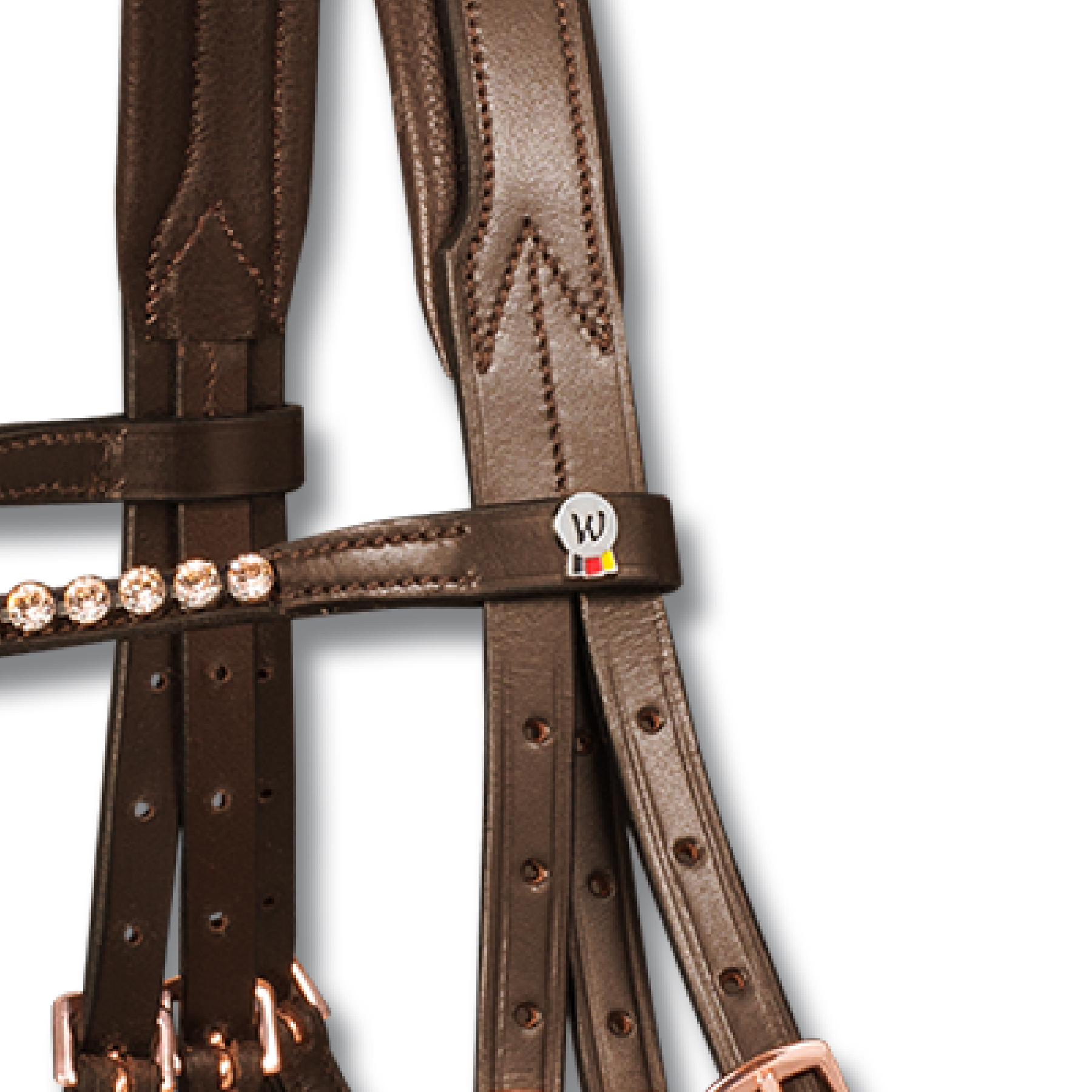 Snaffle bridle X-Line Rosé