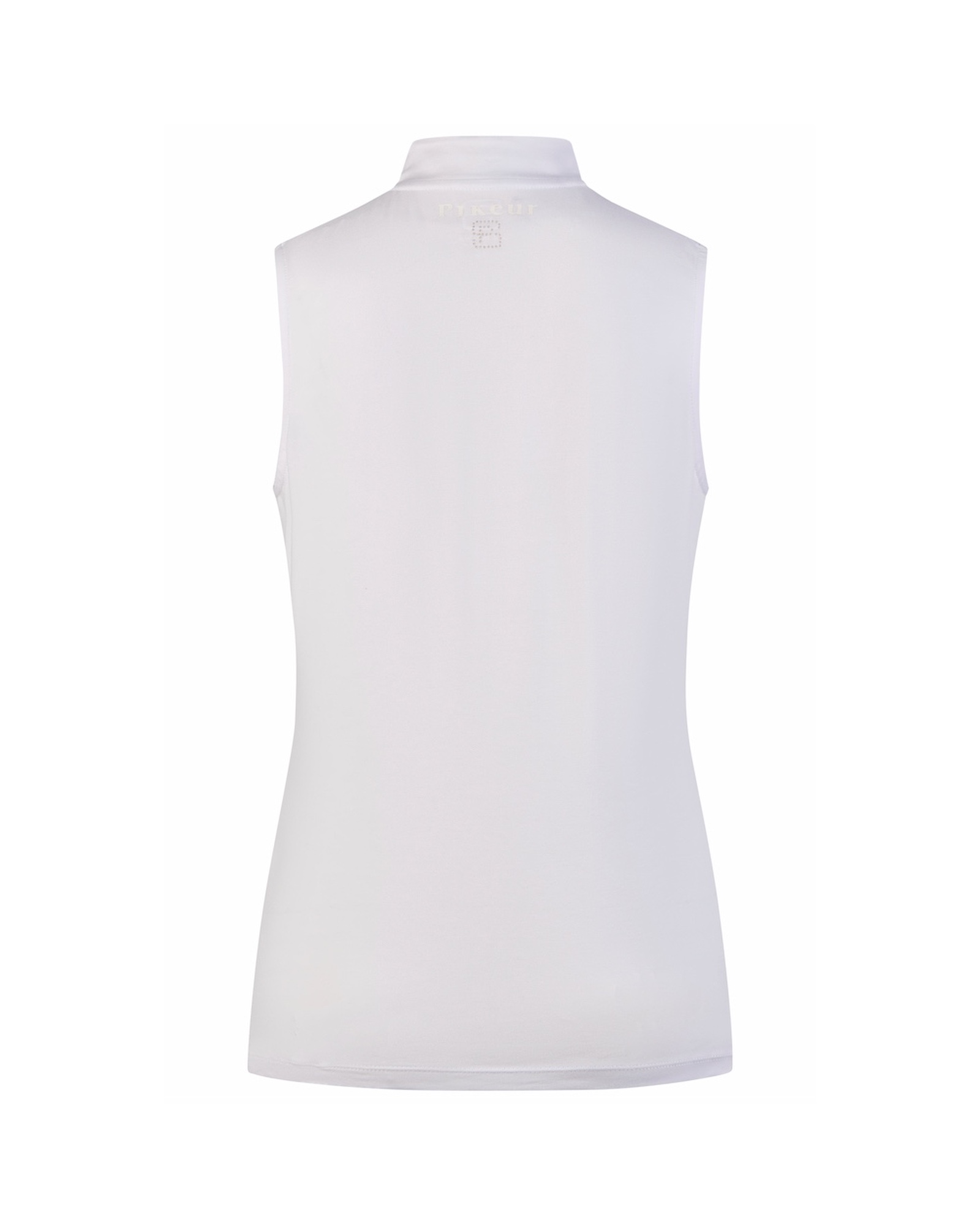 Ladies' top with pleated collar