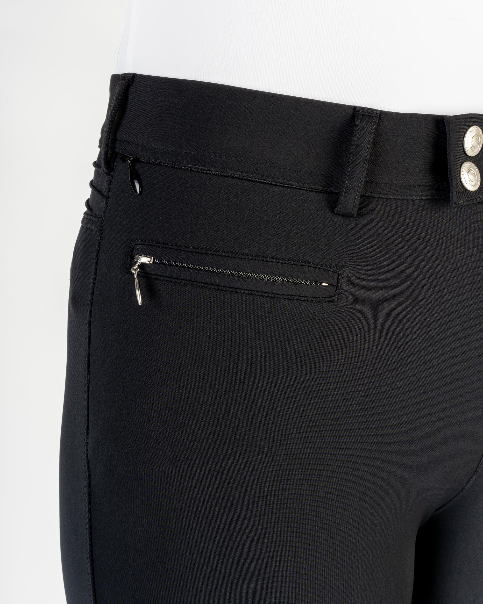 Ladies riding breeches Diane Winter full grip in black