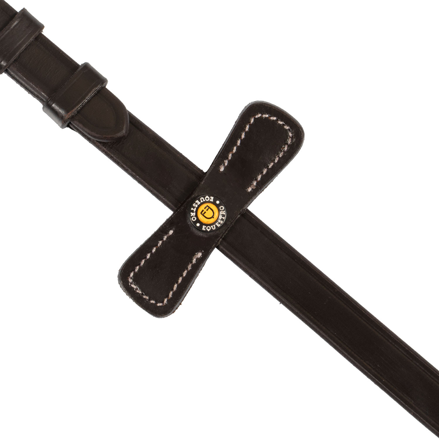 Lederzügel mit Stoppern und festem Grip