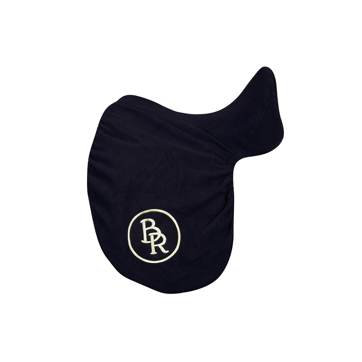 Sattelschutzbezug Fleece Dressur in schwarz