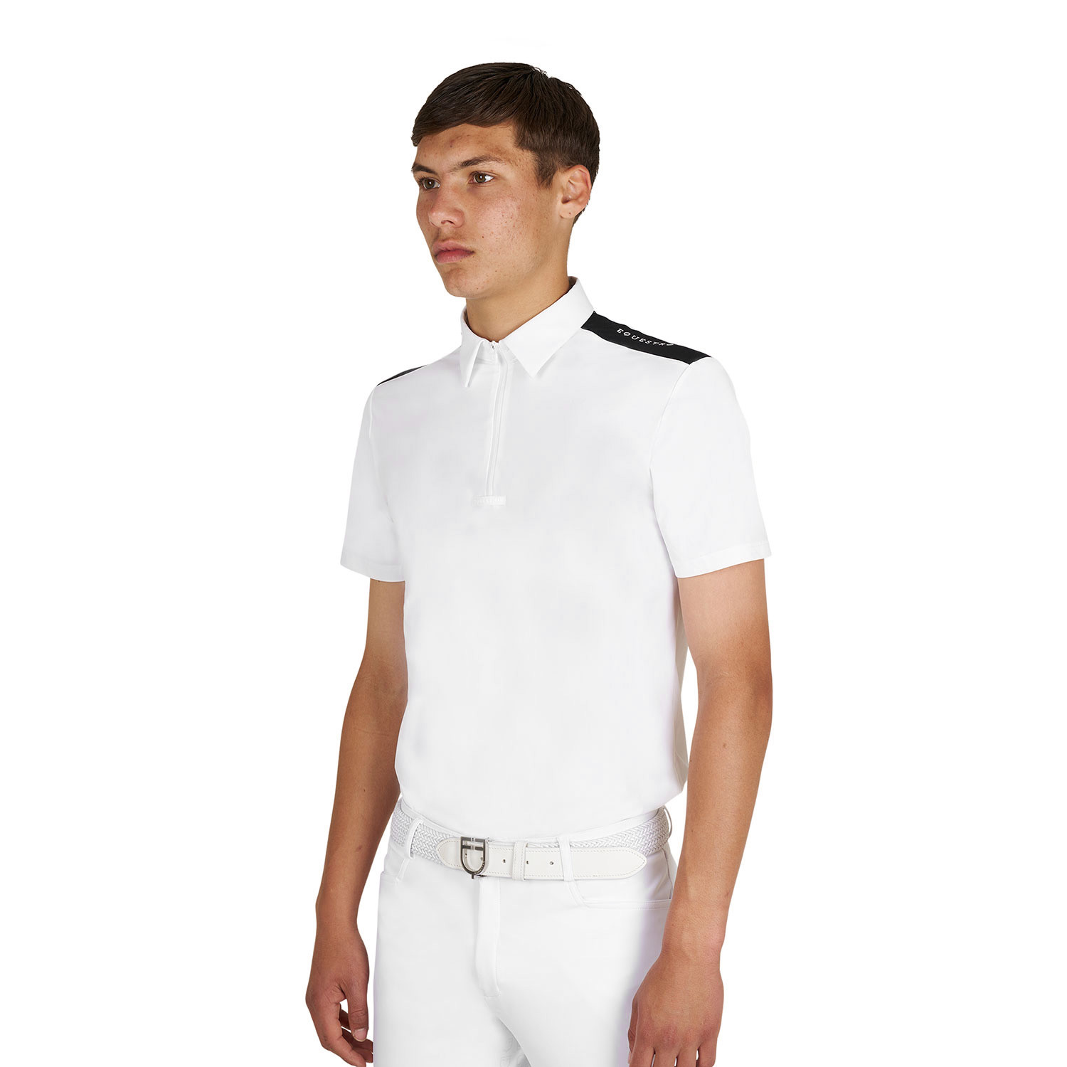 Schmales Turnier-Poloshirt für Herren mit Halbarm