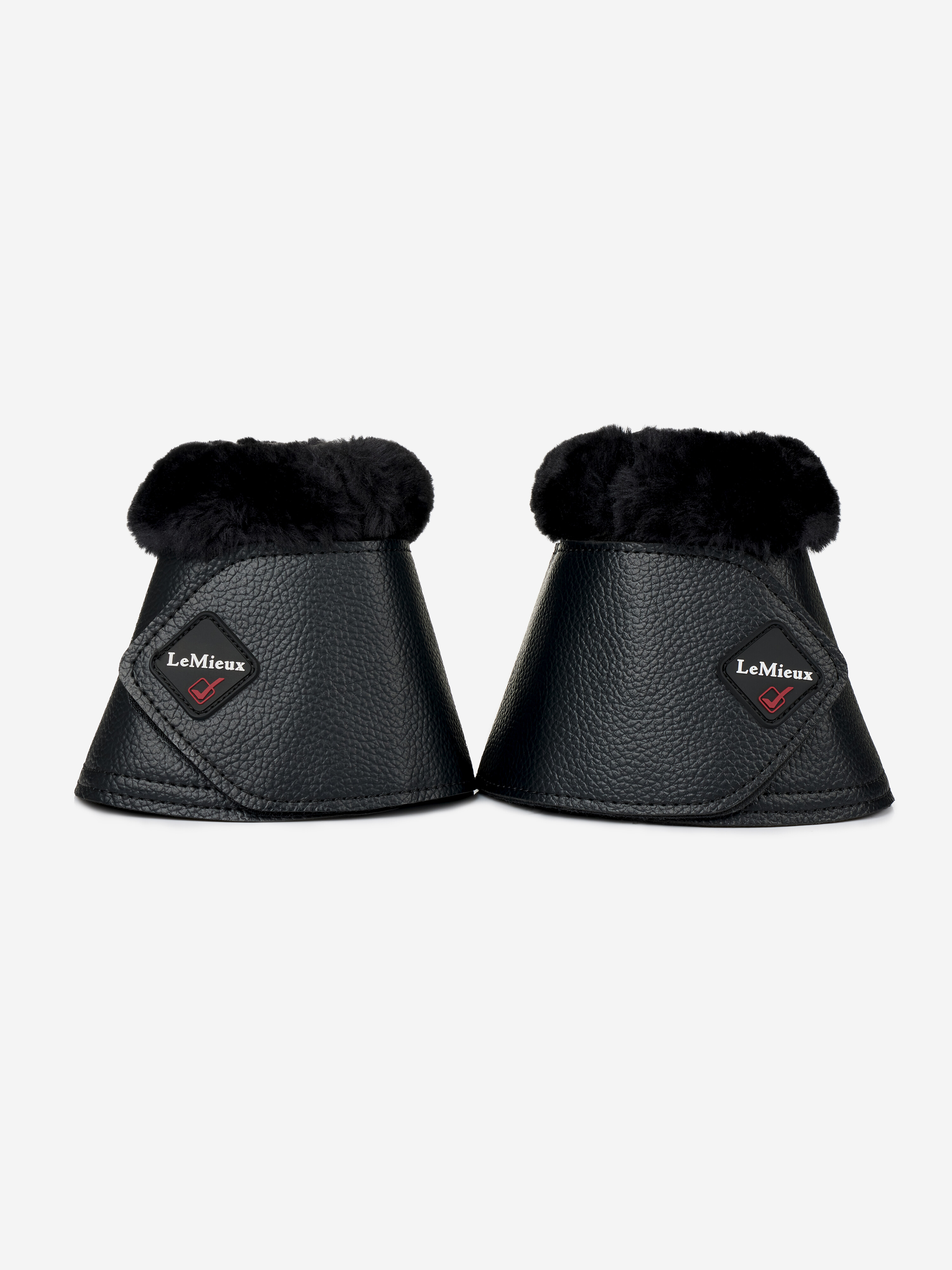 Fleece Wrapround overreach boots Black