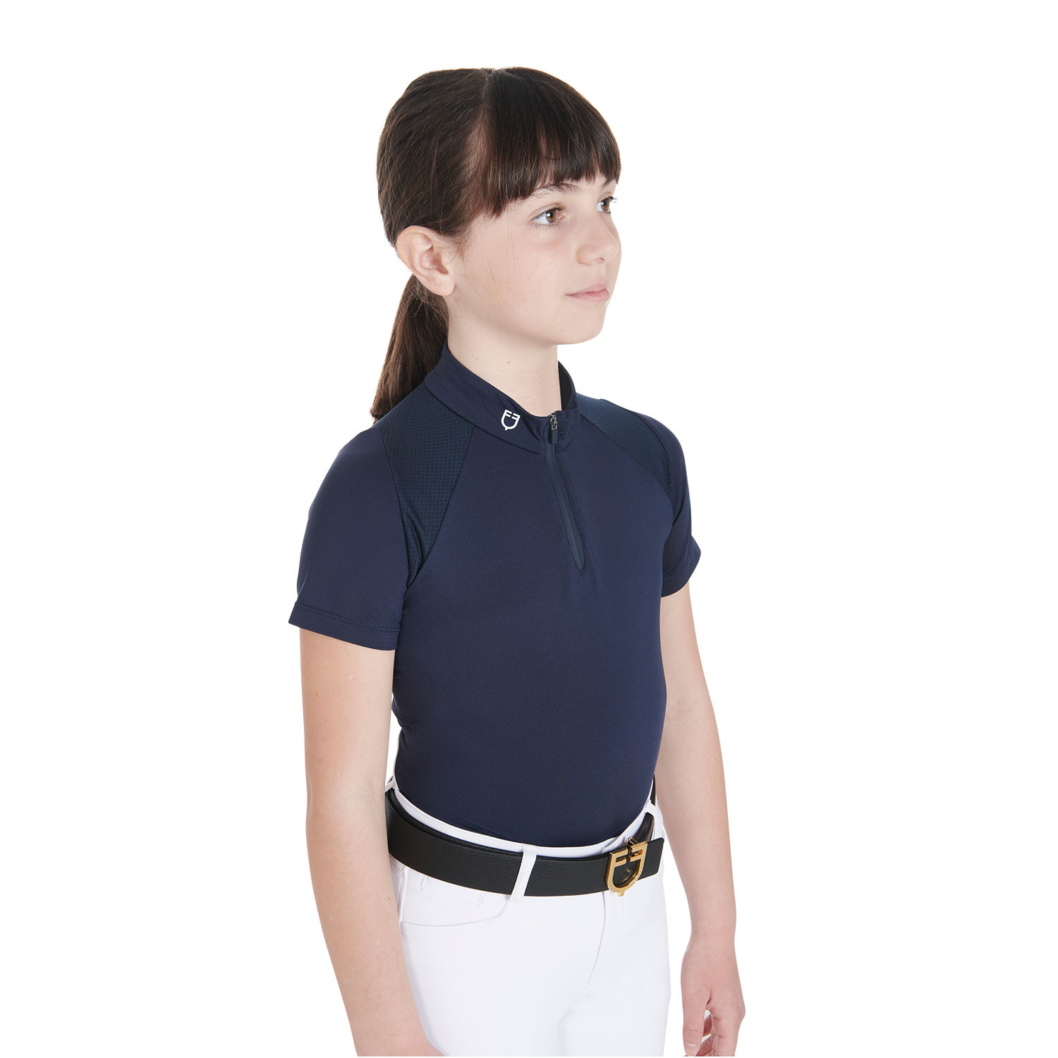 Schmales Kinder-Trainingspolo High Performance