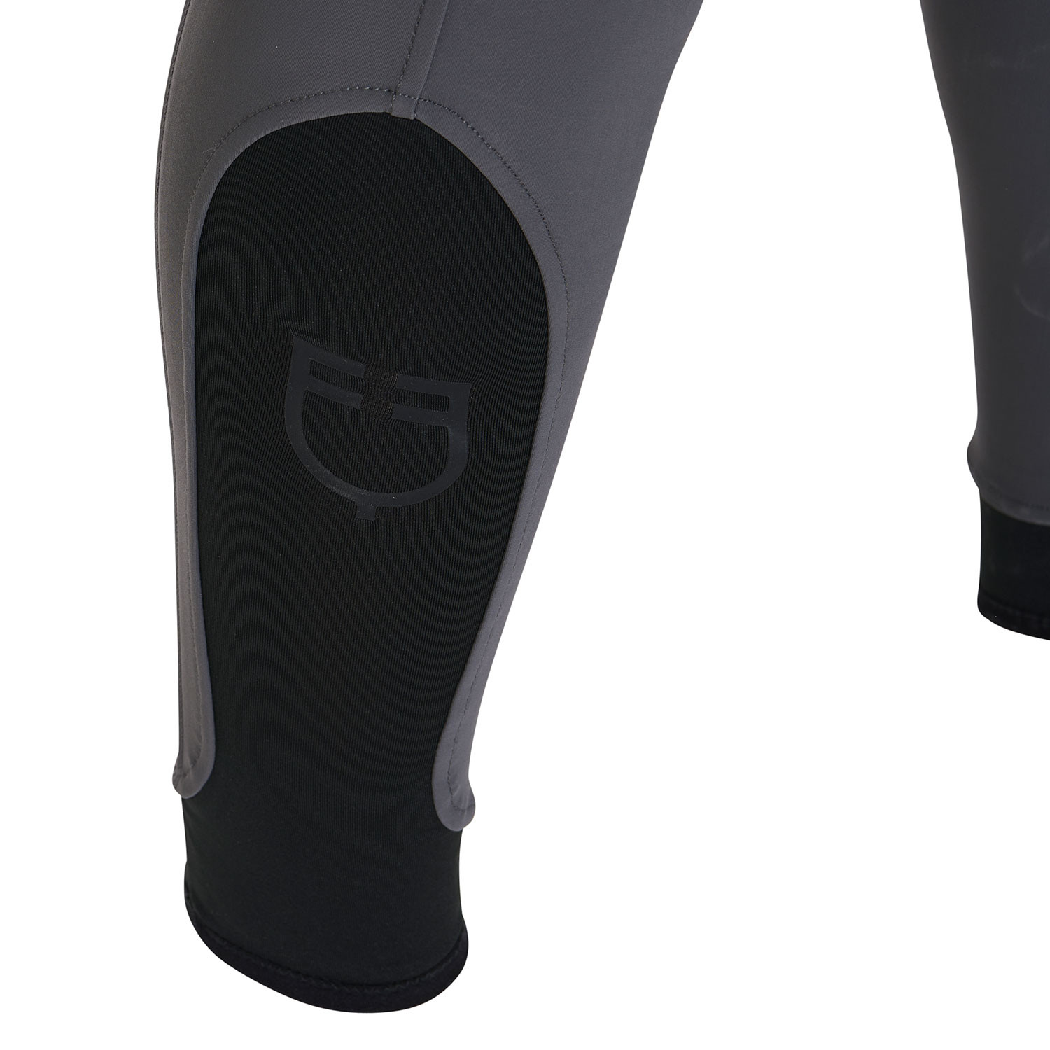 Schmale Herren-Reithose mit Grip und Logo