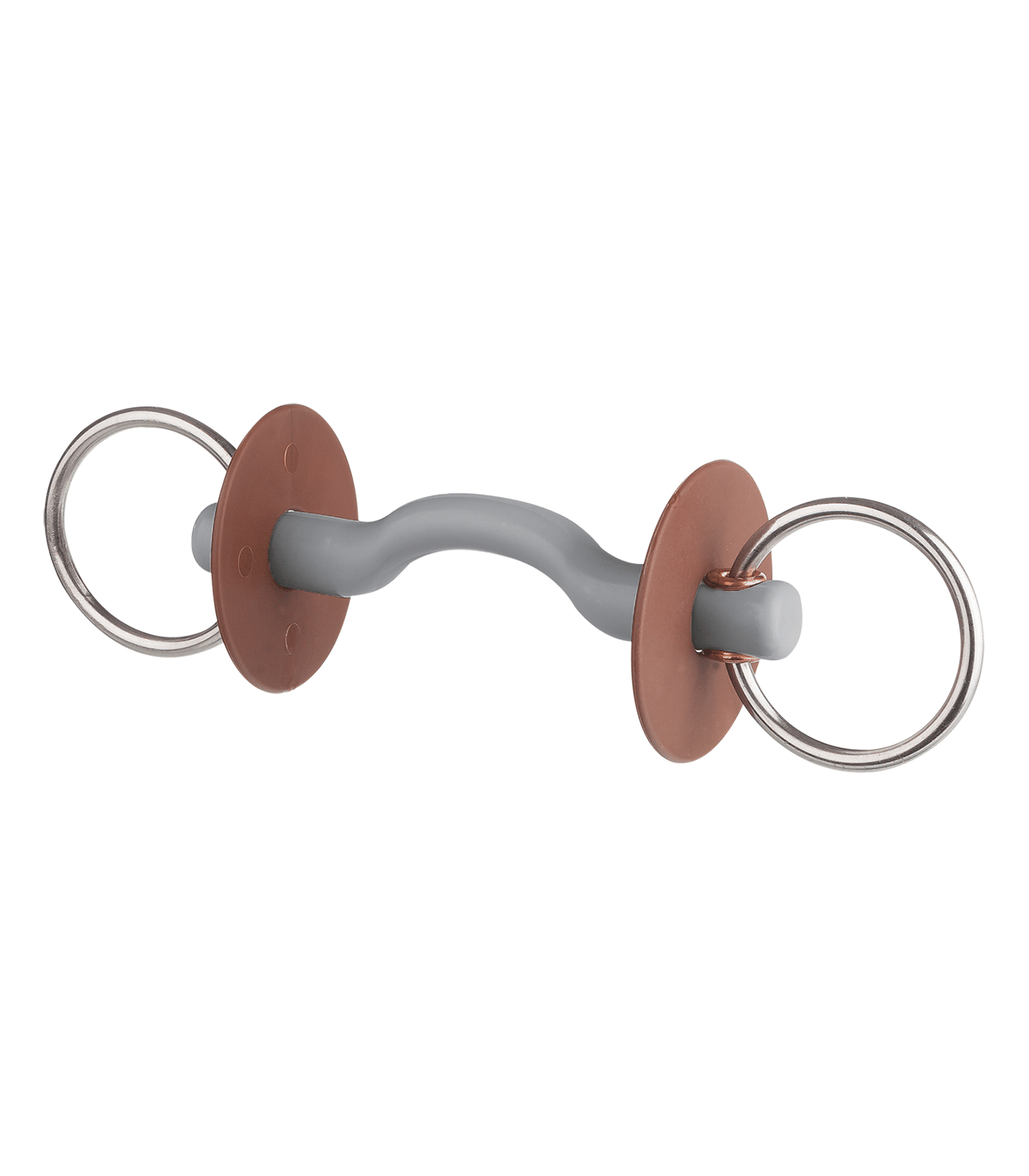 Water snaffle, tongue bow bar hard, ring 6cm
